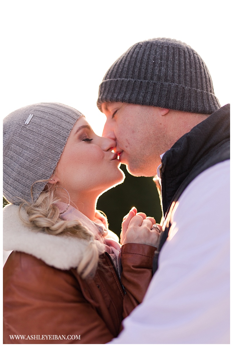 Winter Engagement Session || The Trivium Estates in Forest, Virginia || Lynchburg, VA Wedding Photographer || Ashley Eiban Photography || www.ashleyeiban.com