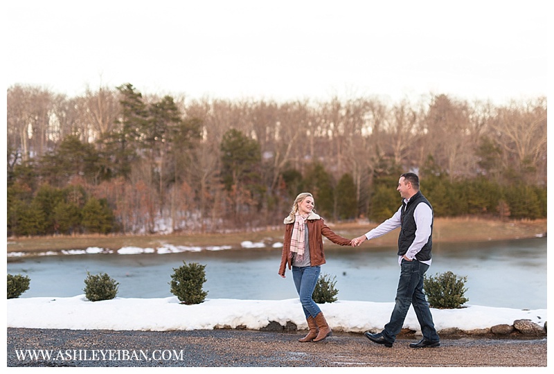 Winter Engagement Session || The Trivium Estates in Forest, Virginia || Lynchburg, VA Wedding Photographer || Ashley Eiban Photography || www.ashleyeiban.com