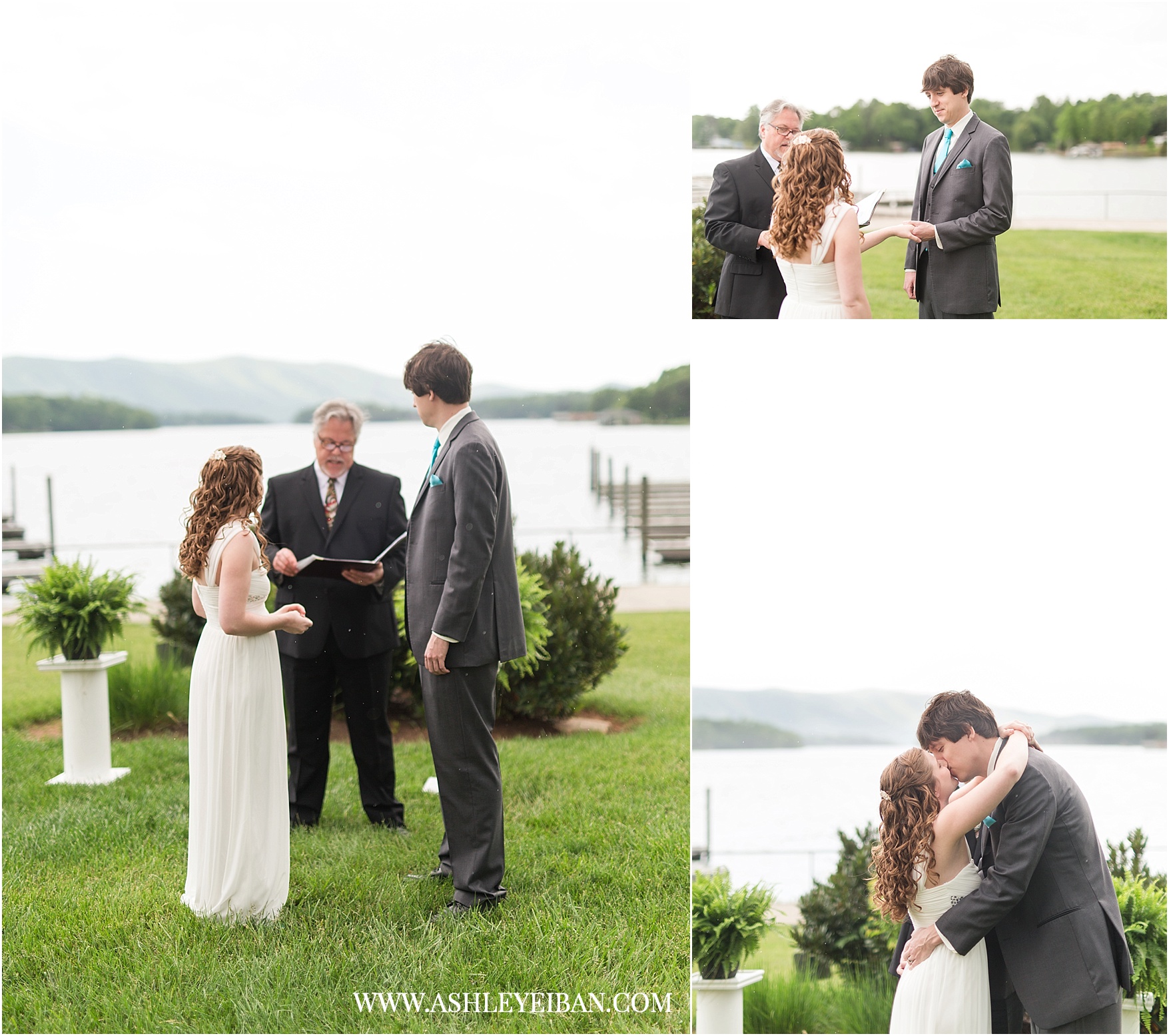 Smith Mountain Lake Wedding || Elopement and Wedding Photographer  || Ashley Eiban Photography || www.ashleyeiban.com