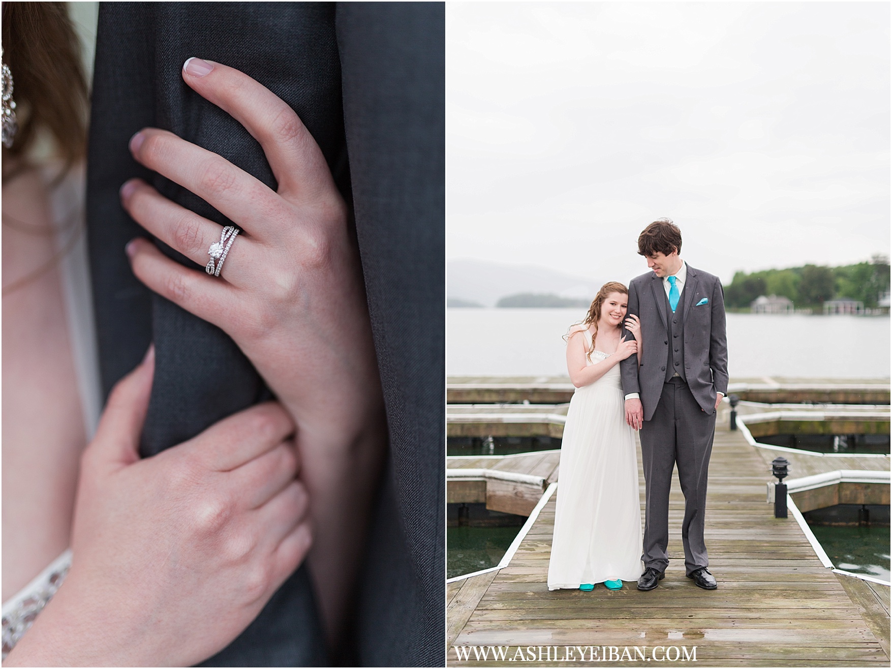 Smith Mountain Lake Wedding || Elopement and Wedding Photographer || Ashley Eiban Photography || www.ashleyeiban.com