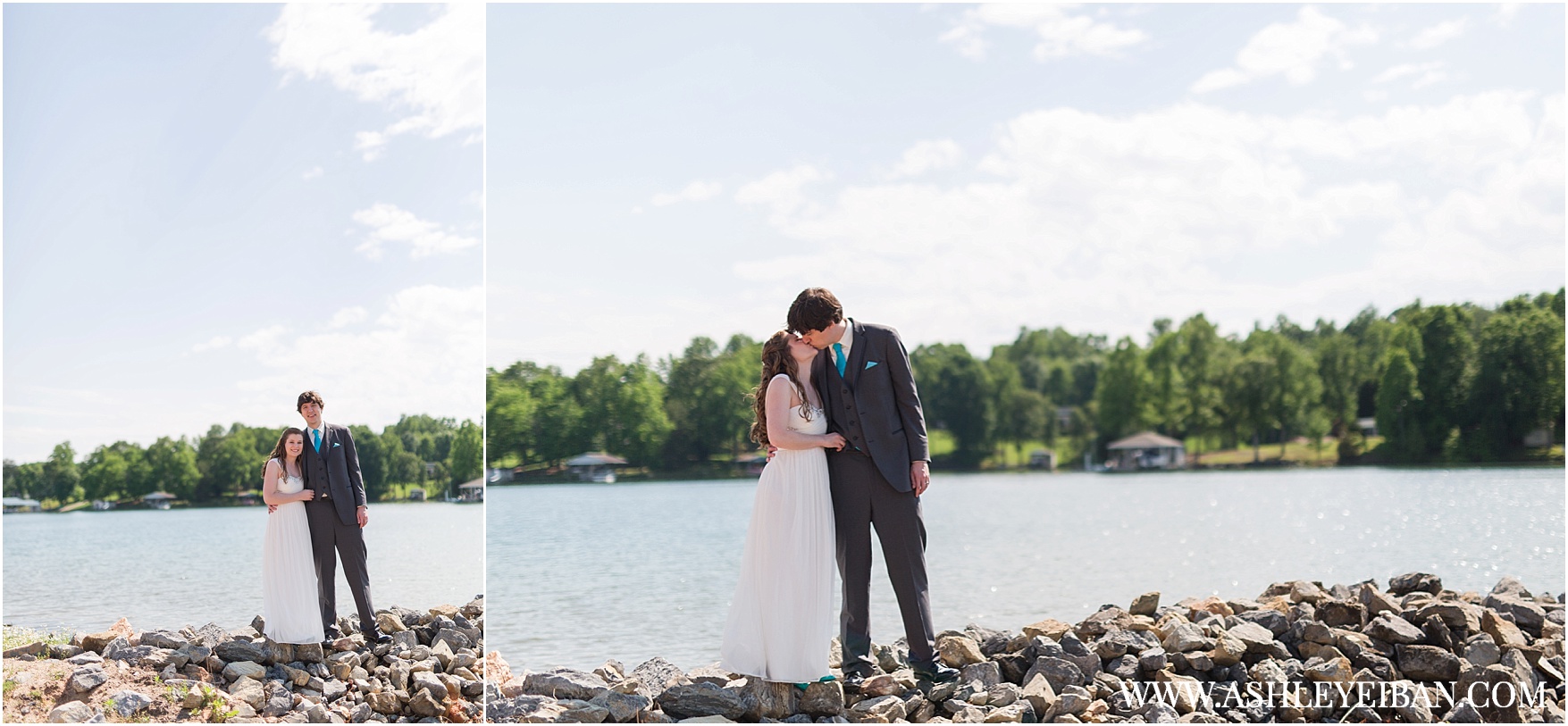 Smith Mountain Lake Wedding || Elopement and Wedding Photographer  || Ashley Eiban Photography || www.ashleyeiban.com