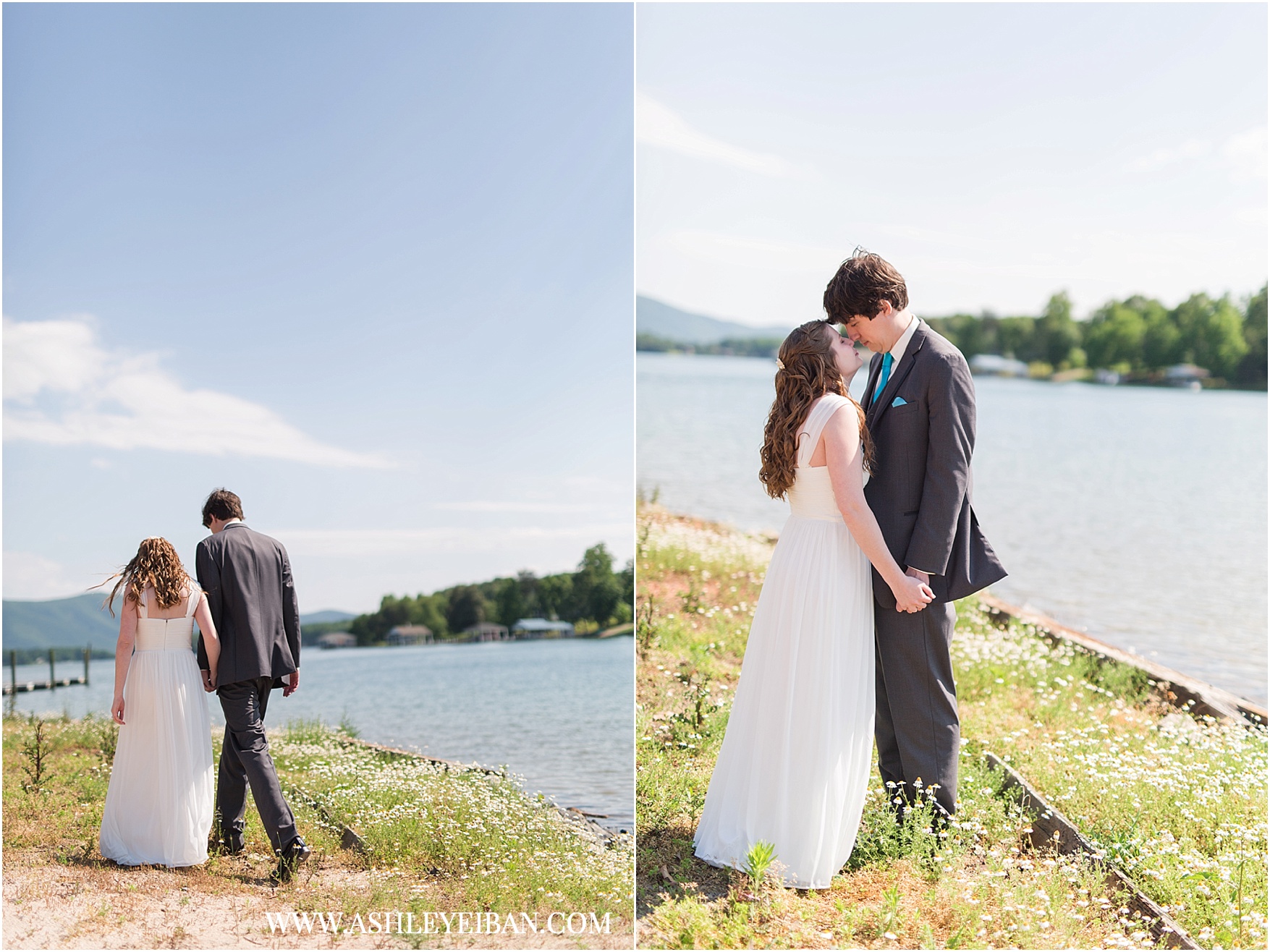 Smith Mountain Lake Wedding || Elopement and Wedding Photographer  || Ashley Eiban Photography || www.ashleyeiban.com