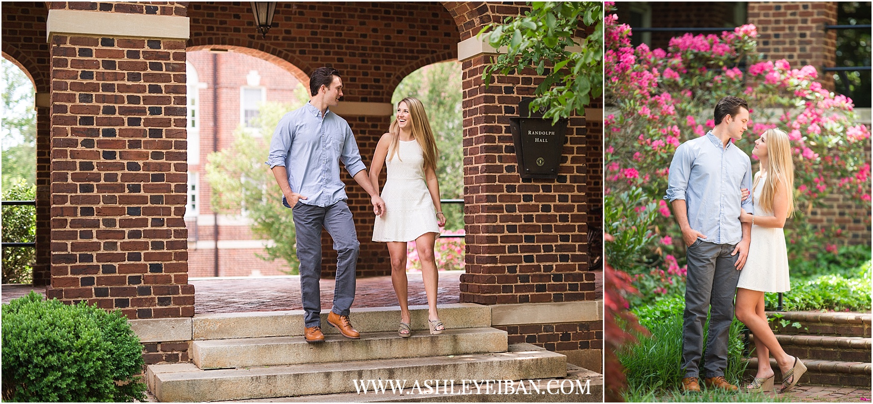 Sweet Briar Engagement || Lynchburg Wedding and Engagement Photographer || Ashley Eiban Photography || www.ashleyeiban.com