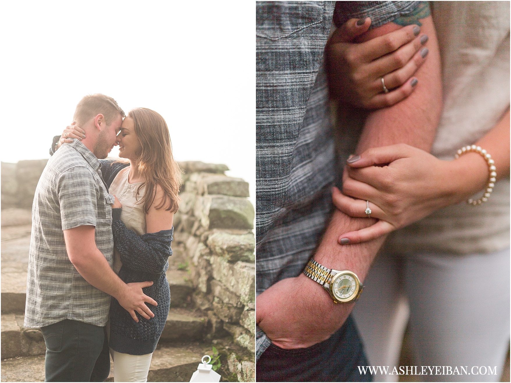 Mountaintop Engagement Session || Lynchburg Wedding and Engagement Photographer || www.ashleyeiban.com