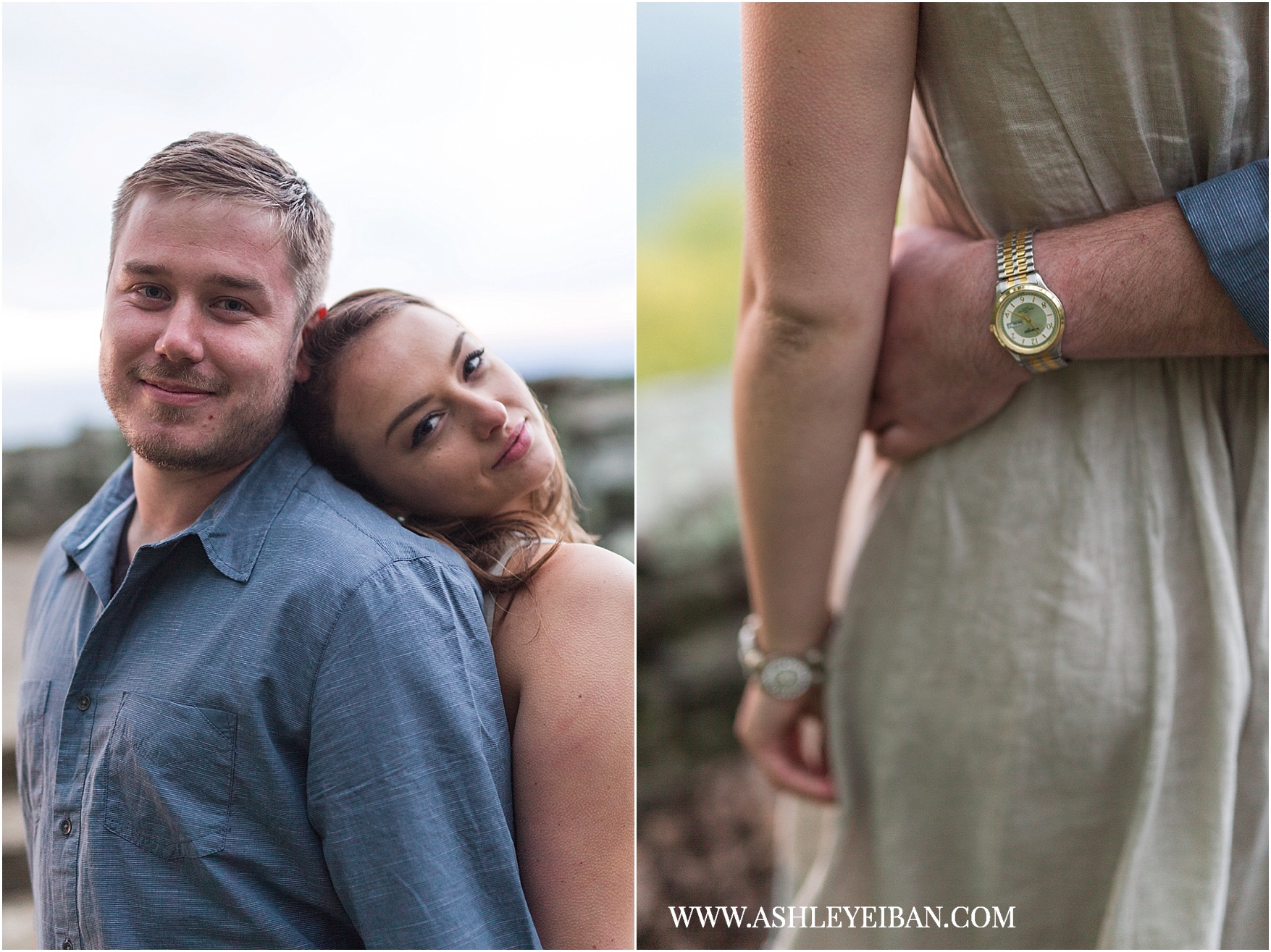 Mountaintop Engagement Session || Lynchburg Wedding and Engagement Photographer || www.ashleyeiban.com