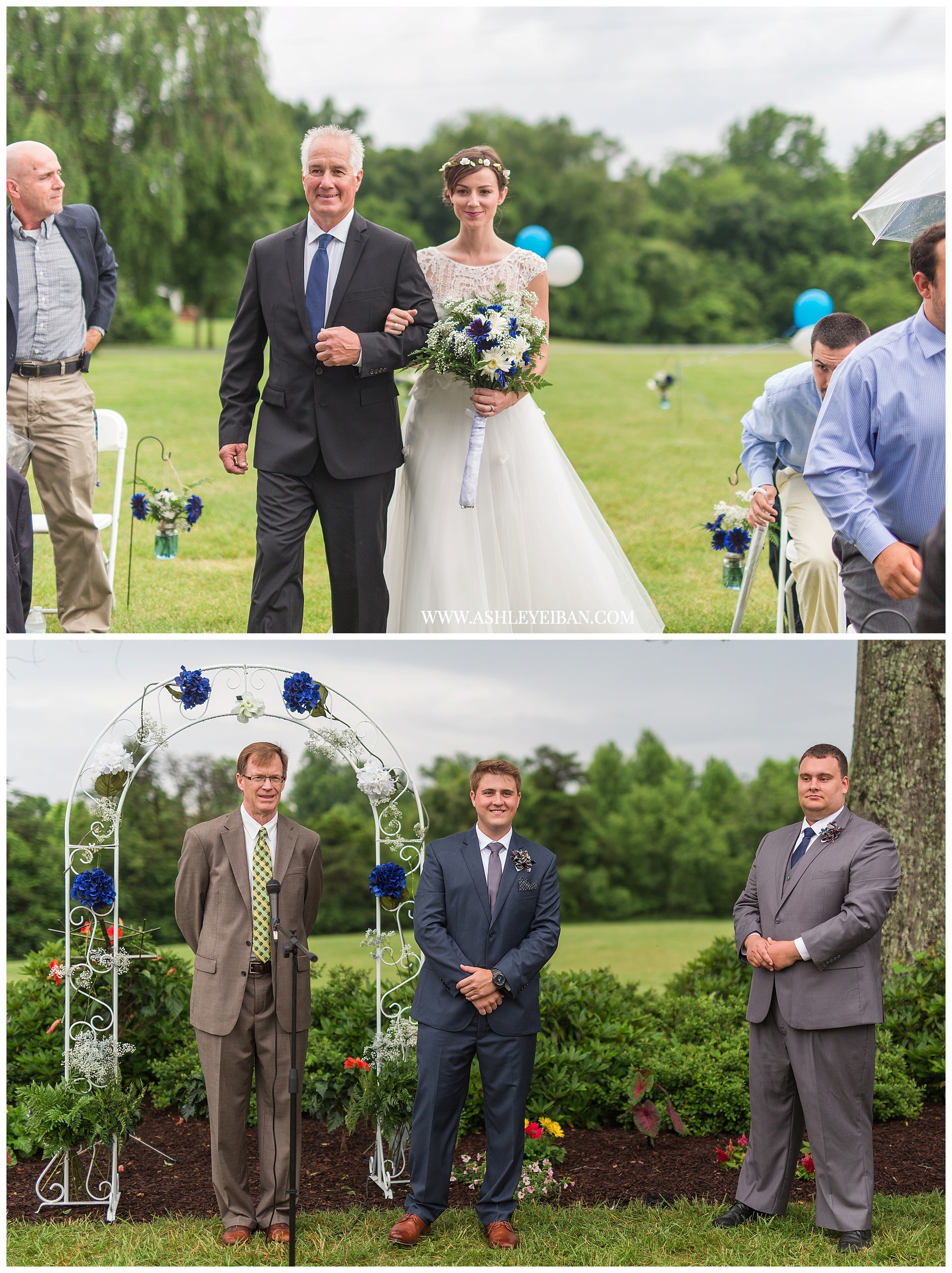 Lynchburg Wedding Photographer || Backyard Virginia Wedding || Ashley Eiban Photography || www.ashleyeiban.com