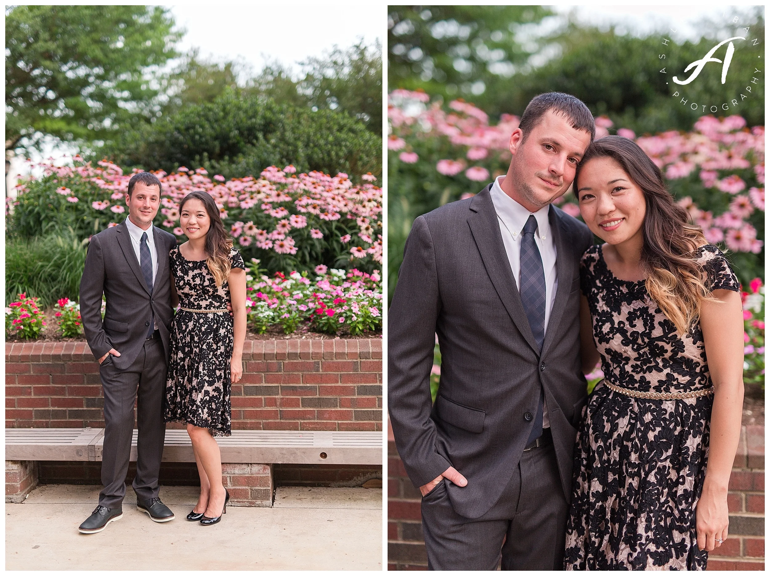 Radford University Engagement Photos || Lynchburg Wedding Photographer || Ashley Eiban Photography || www.ashleyeiban.com
