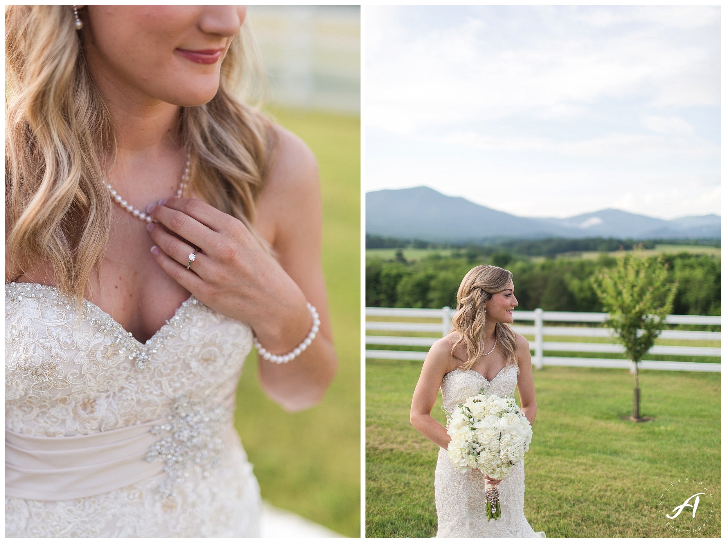 Bedford, Virginia Bridal Portraits || Mountain View Bridal Portraits || Ashley Eiban Photography || www.ashleyeiban.com