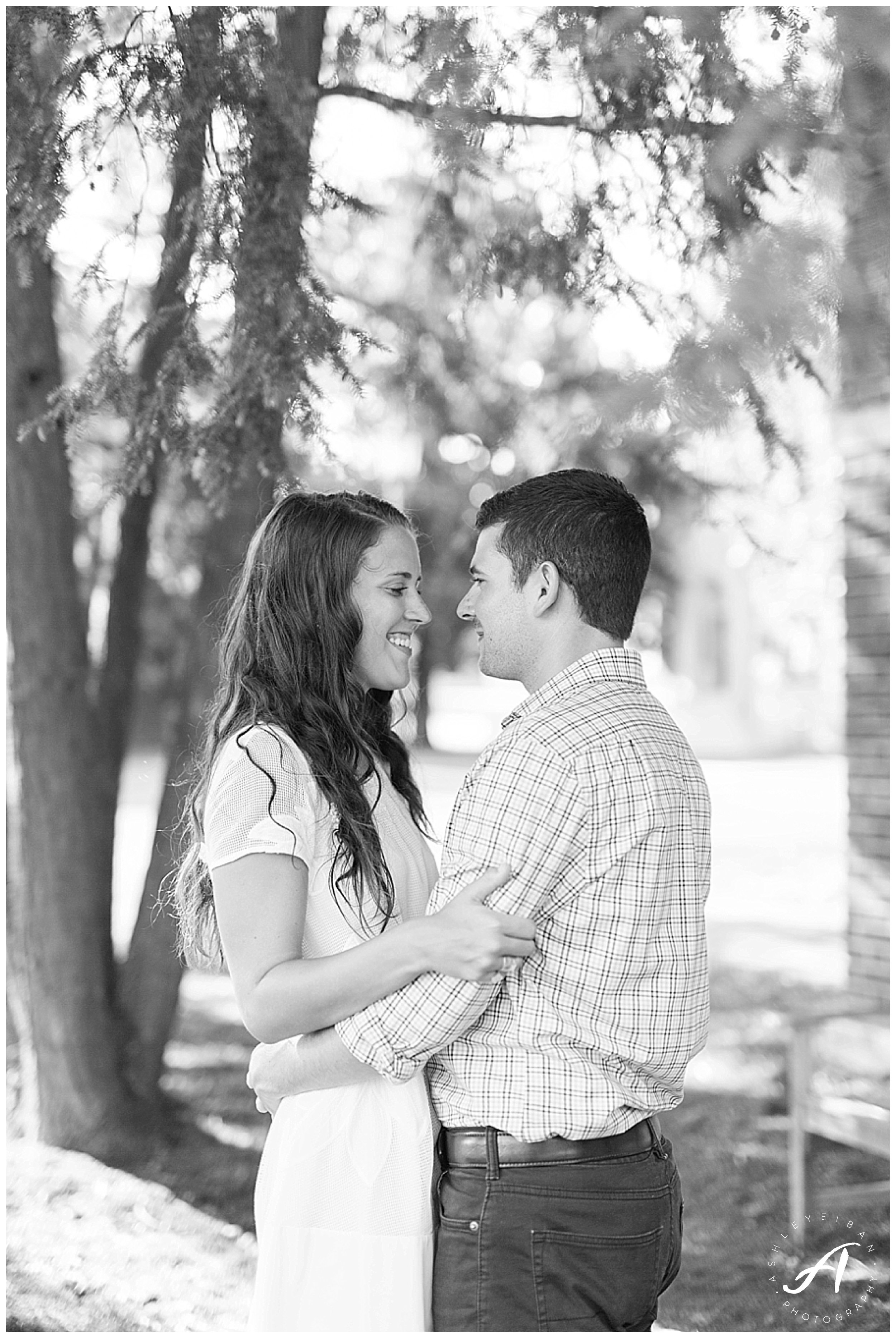 Sweet Briar College Summer Engagement Session || Lynchburg, Virginia Wedding Photographer || Ashley Eiban Photography || www.ashleyeiban.com