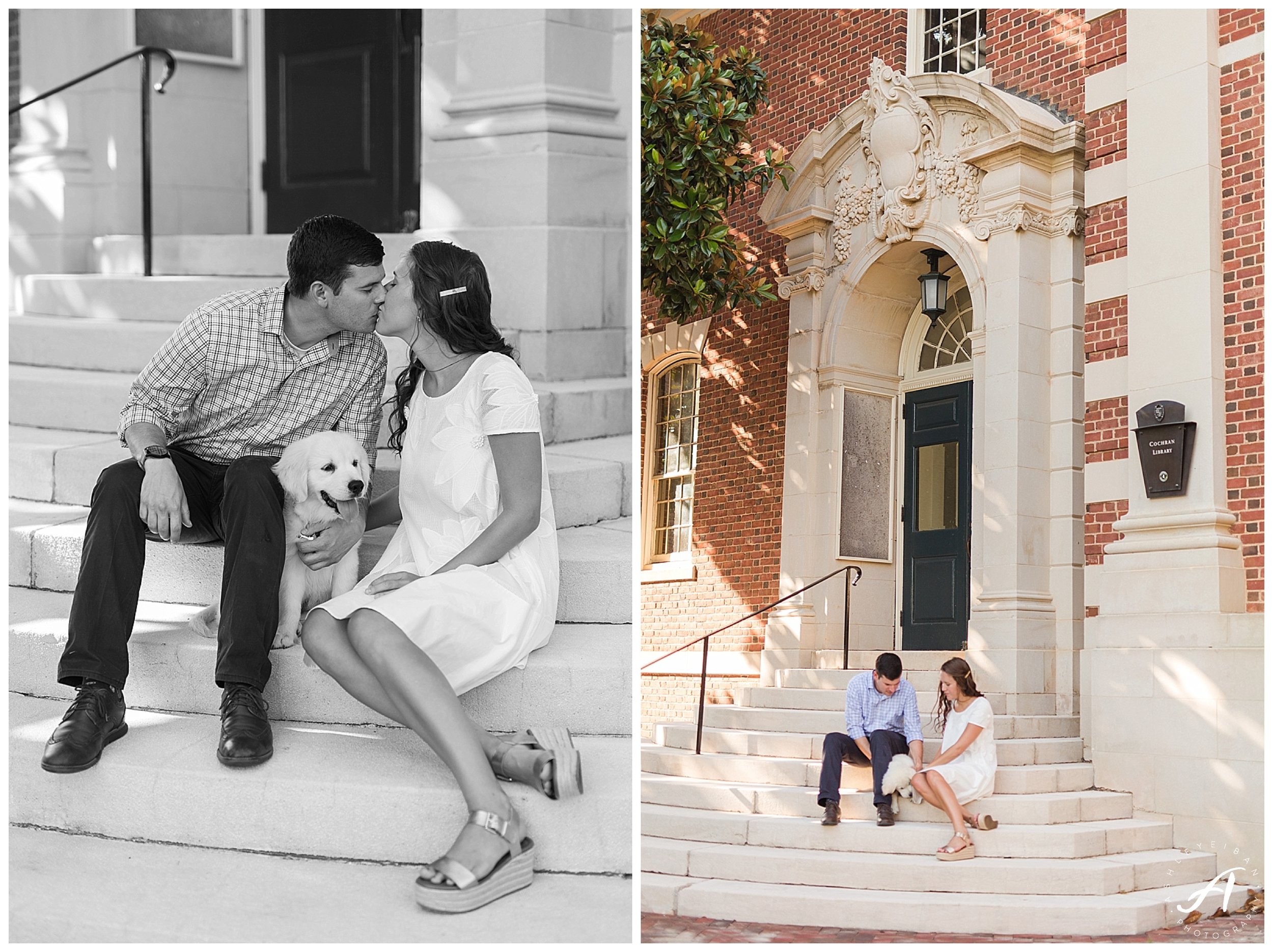 Sweet Briar College Summer Engagement Session || Lynchburg, Virginia Wedding Photographer || Ashley Eiban Photography || www.ashleyeiban.com