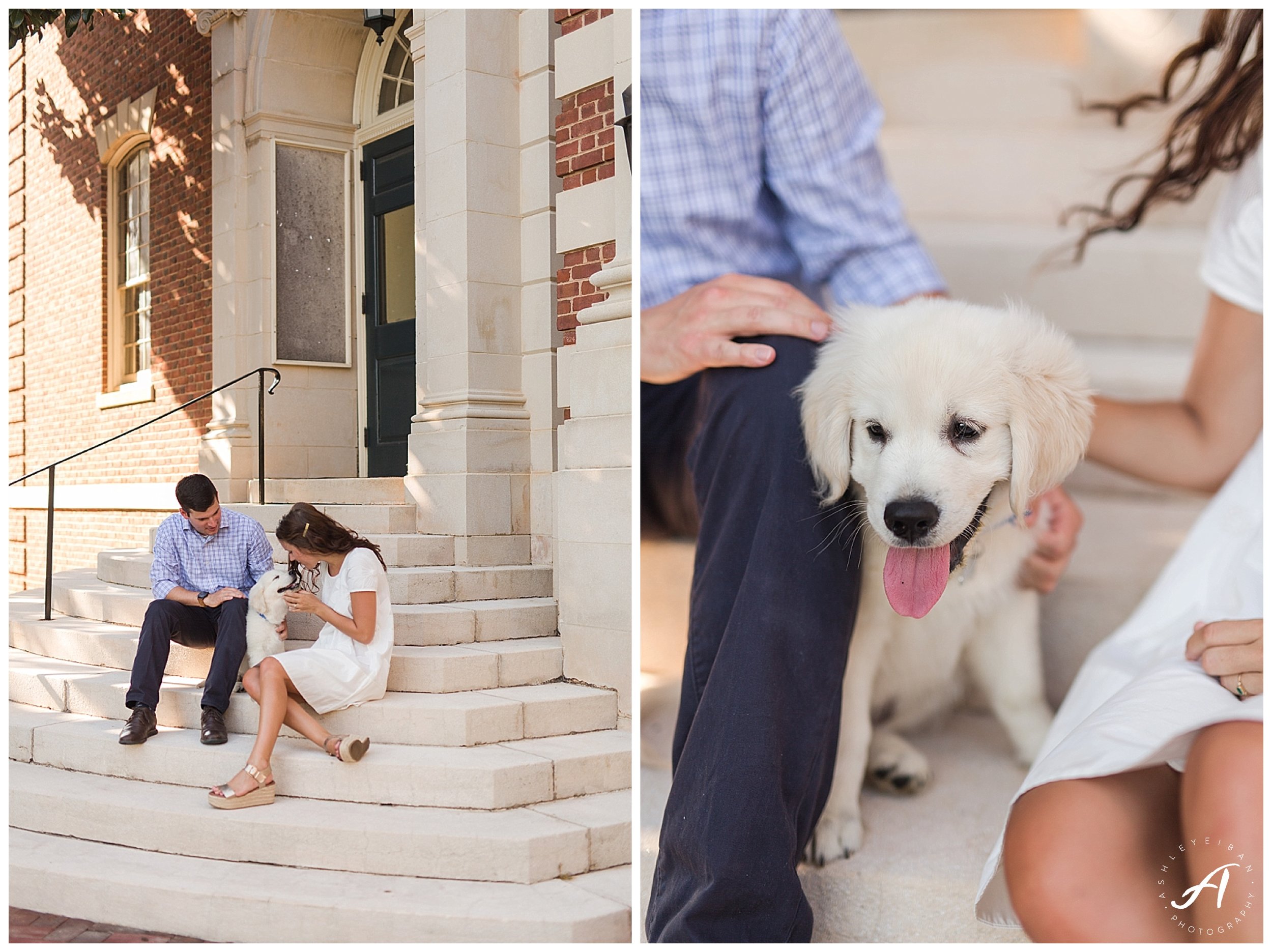 Sweet Briar College Summer Engagement Session || Lynchburg, Virginia Wedding Photographer || Ashley Eiban Photography || www.ashleyeiban.com