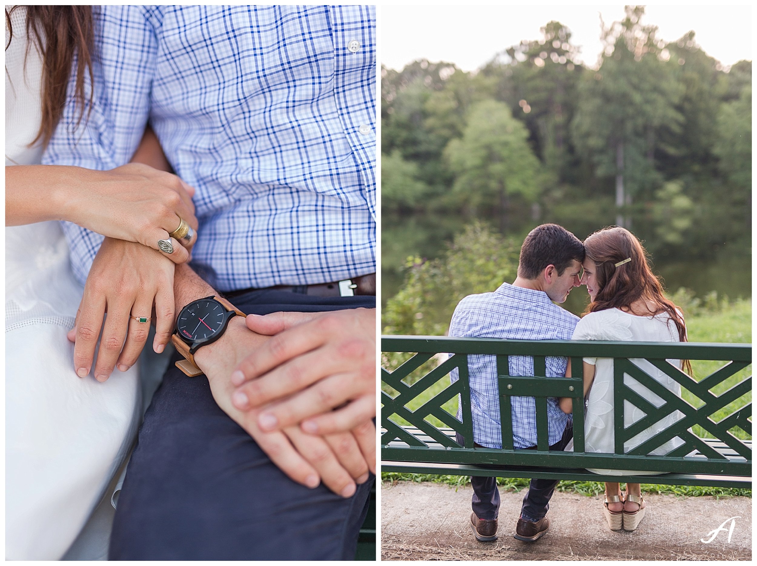 Sweet Briar College Summer Engagement Session || Lynchburg, Virginia Wedding Photographer || Ashley Eiban Photography || www.ashleyeiban.com