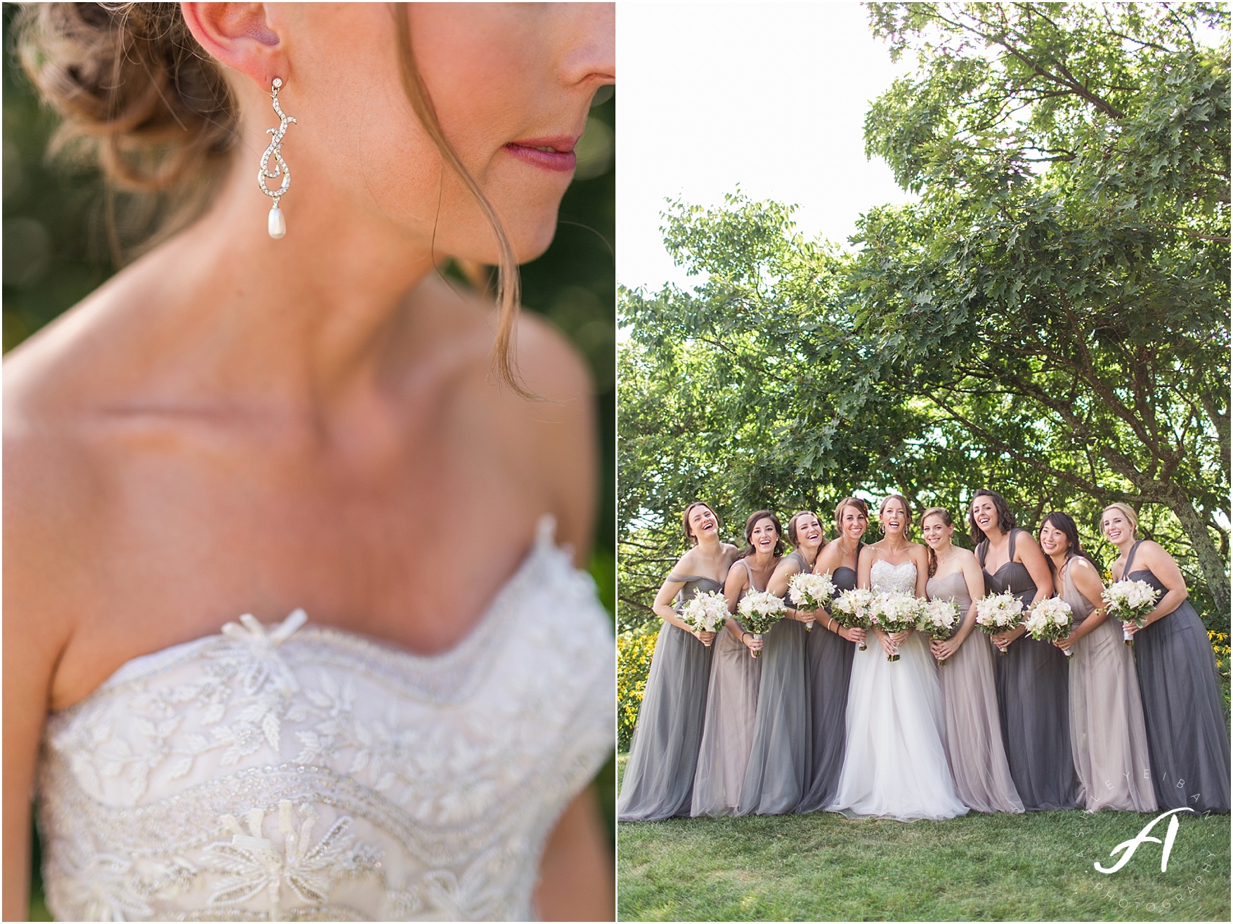 Wintergreen Resort Wedding || Elegant gray and green summer wedding || Ashley Eiban Photography || www.ashleyeiban.com