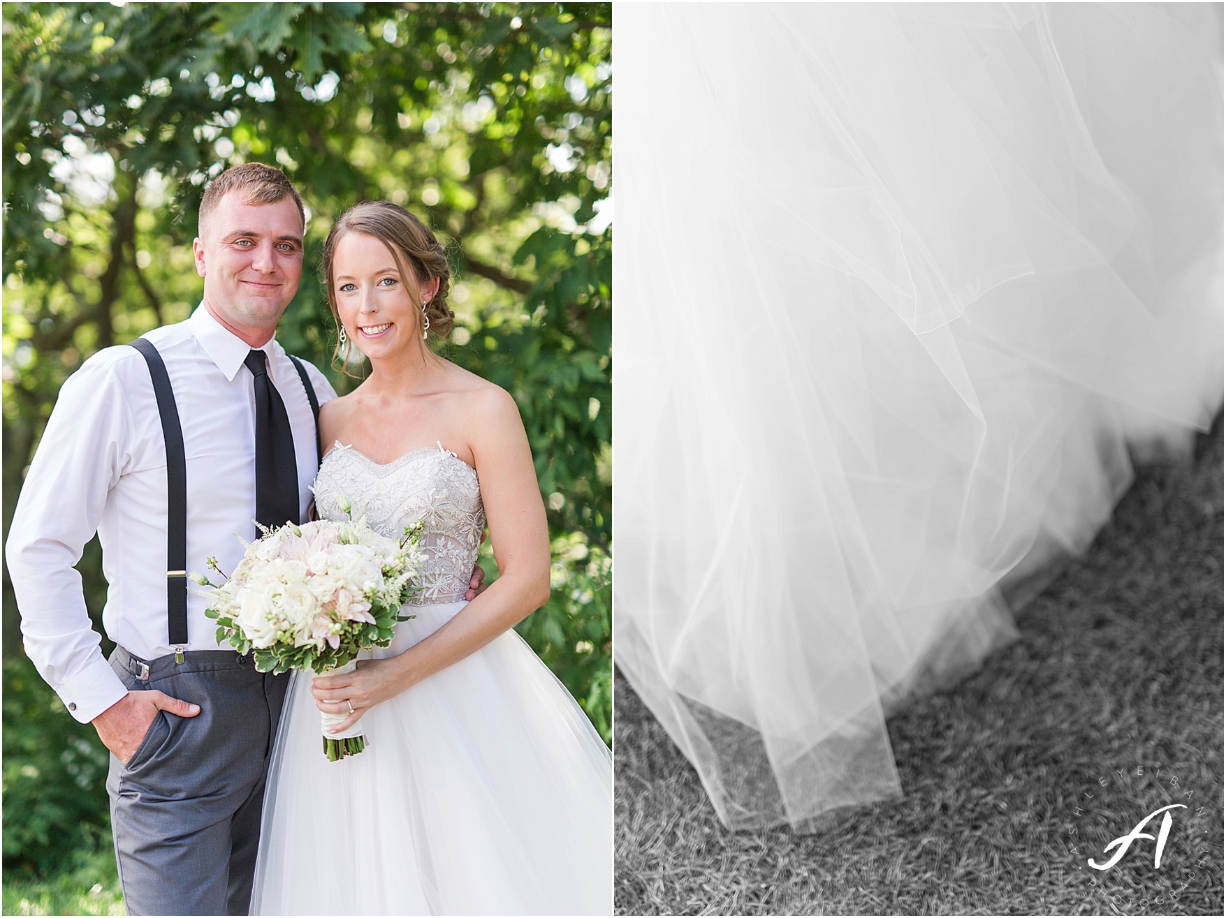 Wintergreen Resort Wedding || Elegant gray and green summer wedding || Ashley Eiban Photography || www.ashleyeiban.com