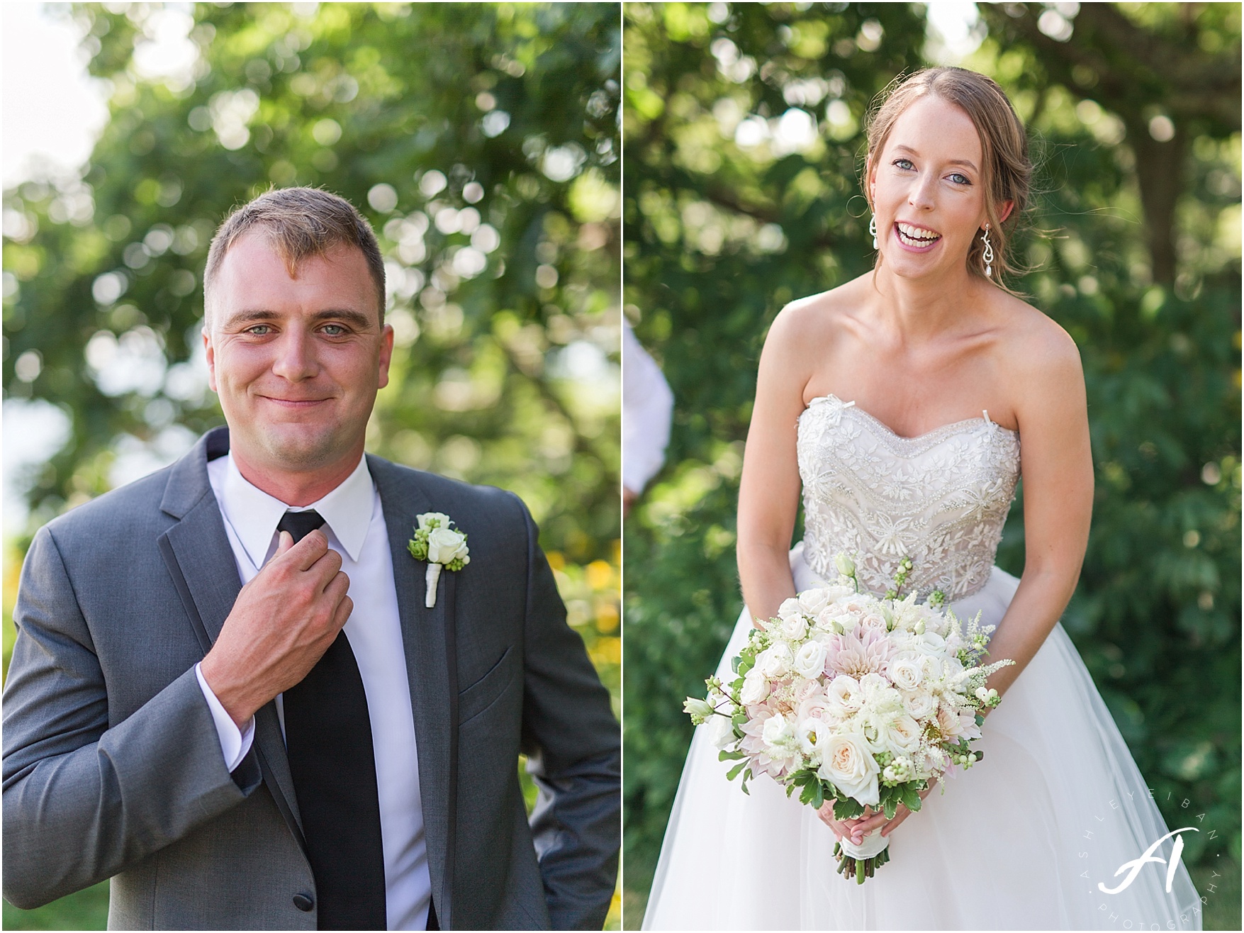 Wintergreen Resort Wedding || Elegant gray and green summer wedding || Ashley Eiban Photography || www.ashleyeiban.com