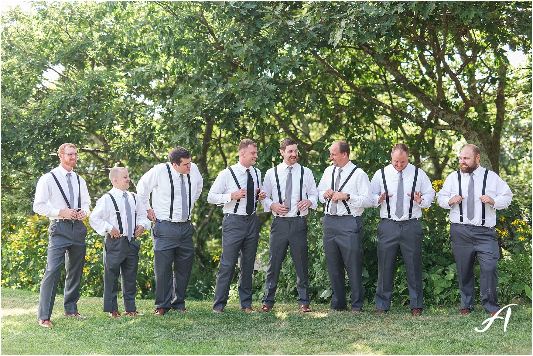 Wintergreen Resort Wedding || Elegant gray and green summer wedding || Ashley Eiban Photography || www.ashleyeiban.com