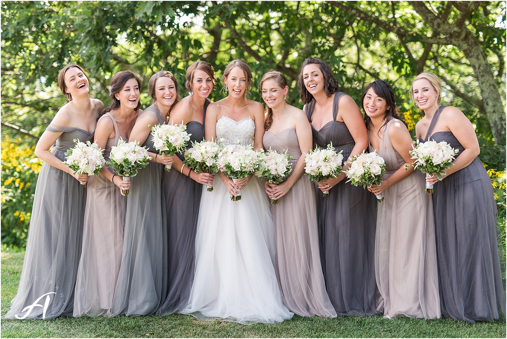 Wintergreen Resort Wedding || Elegant gray and green summer wedding || Ashley Eiban Photography || www.ashleyeiban.com