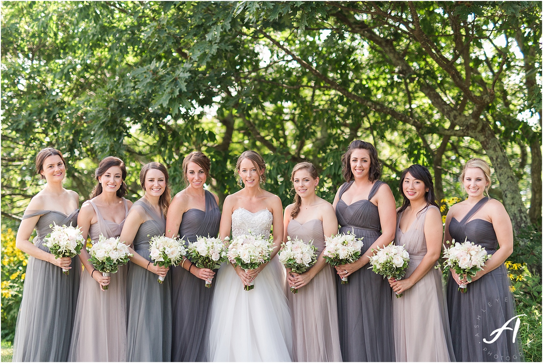 Wintergreen Resort Wedding || Elegant gray and green summer wedding || Ashley Eiban Photography || www.ashleyeiban.com