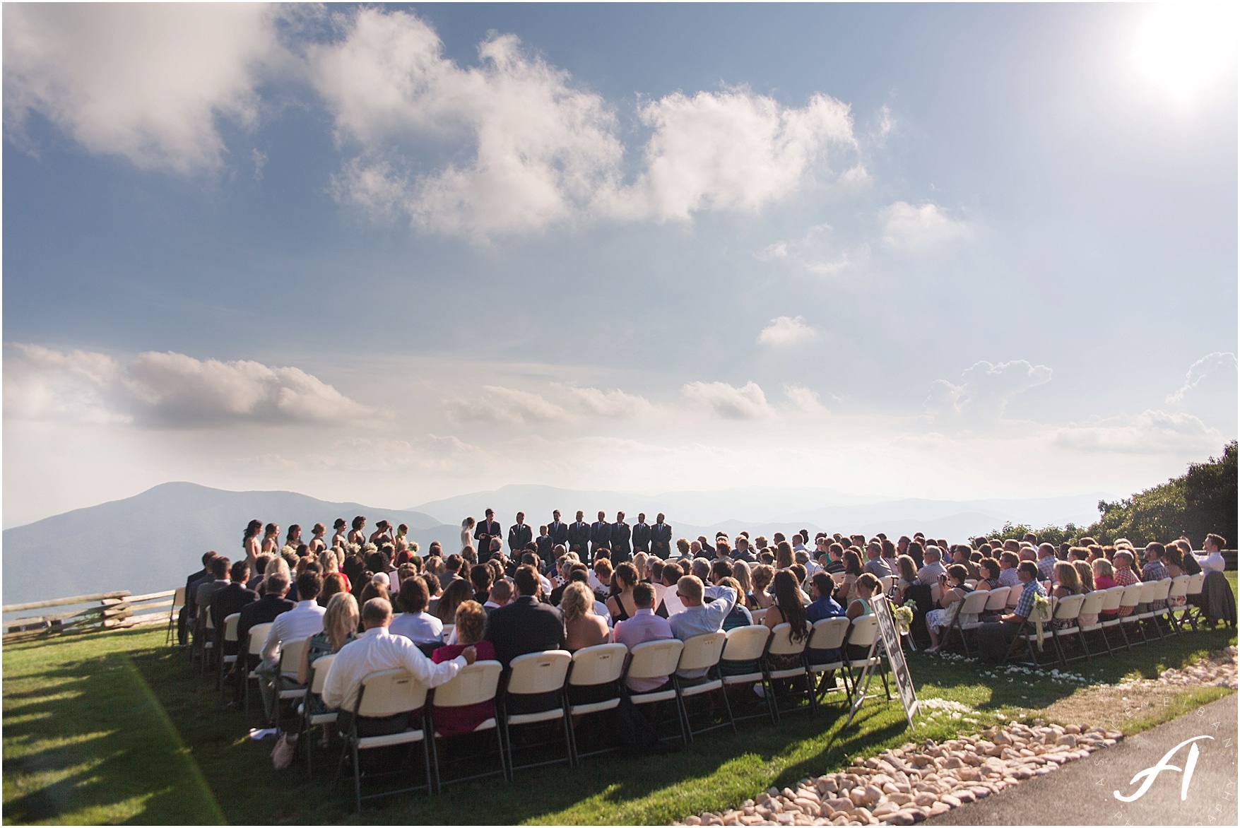 Wintergreen Resort Wedding || Elegant gray and green summer wedding || Ashley Eiban Photography || www.ashleyeiban.com