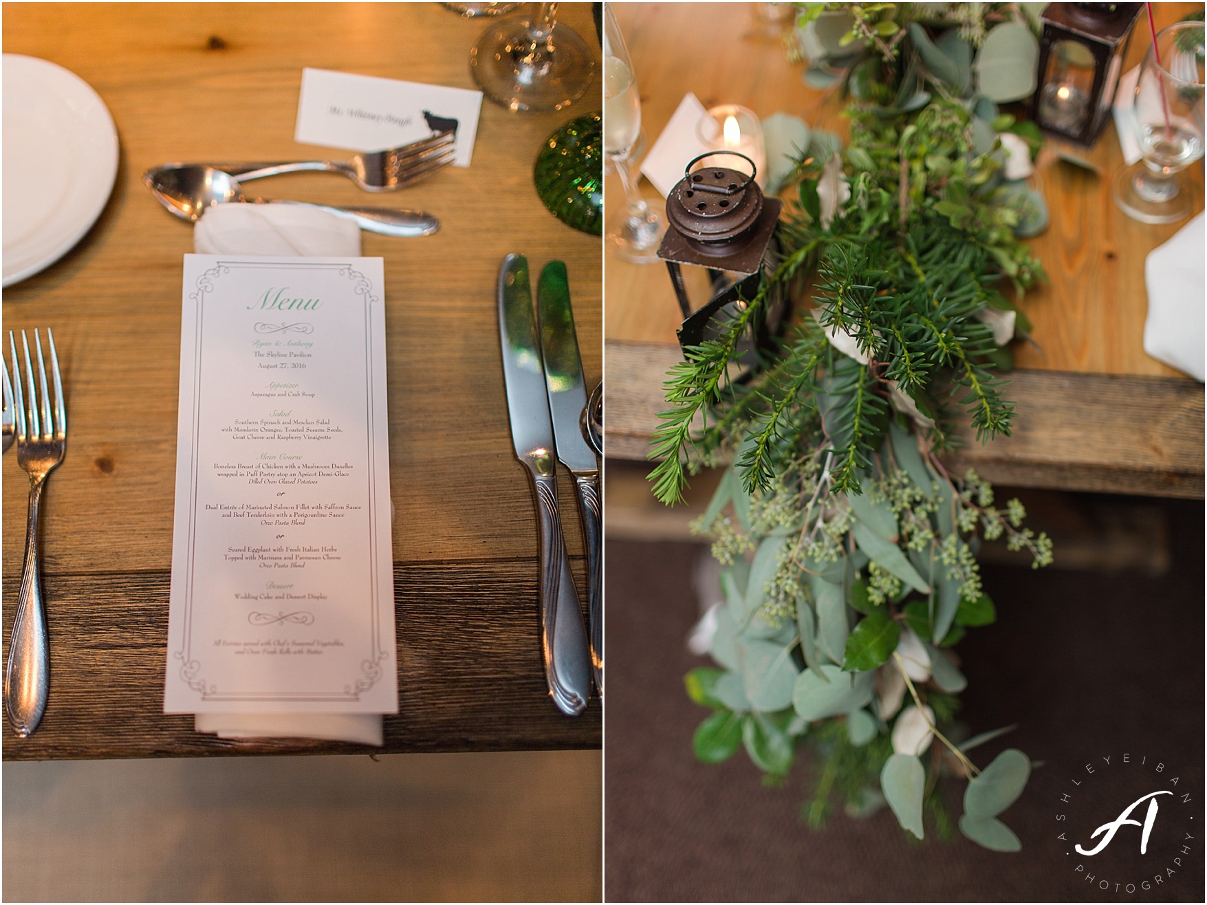 Wintergreen Resort Wedding || Elegant gray and green summer wedding || Ashley Eiban Photography || www.ashleyeiban.com