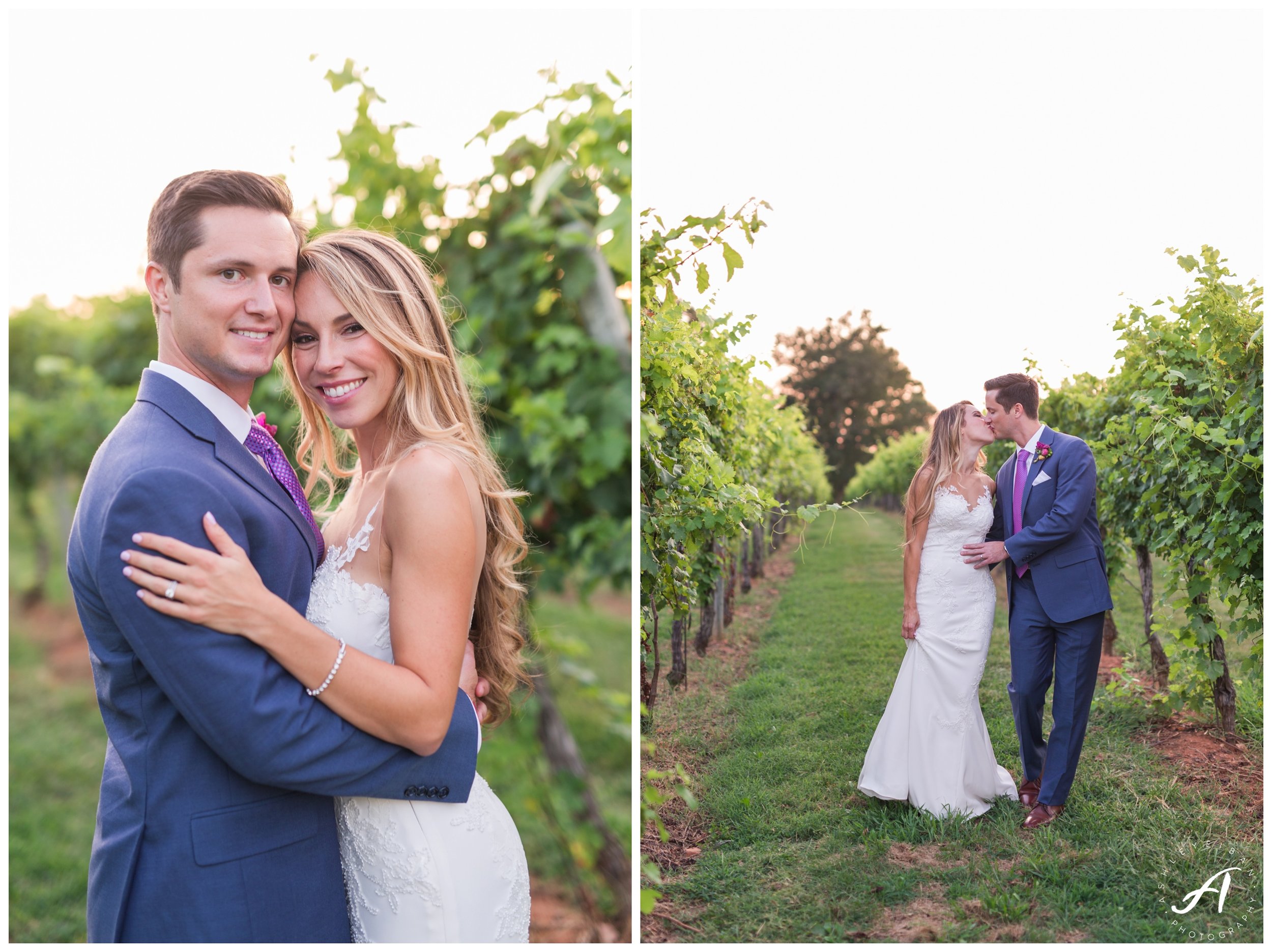 Charlottesville, VA Wedding Photographer || Keswick Vineyard Wedding || Colorful Vineyard Wedding || Ashley Eiban Photography || www.ashleyeiban.com