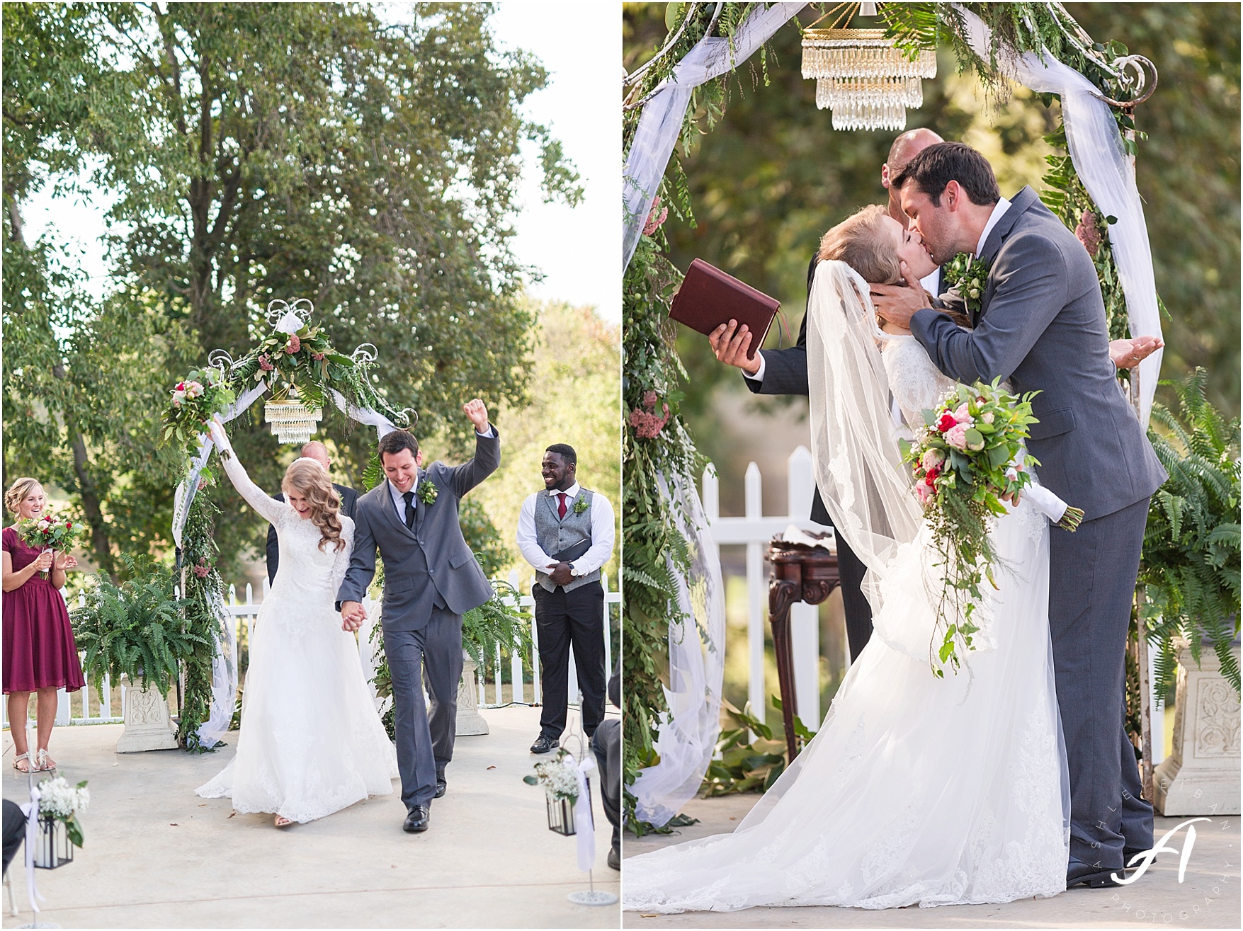 Farmville Wedding Photographer || Autumn Backyard Wedding in Central Virginia || Ashley Eiban Photography || www.ashleyeiban.com