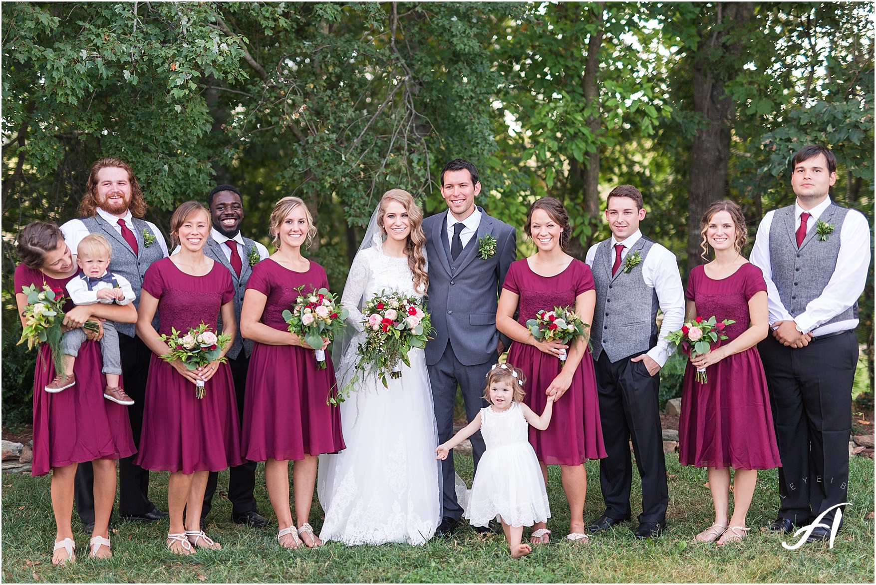 Farmville Wedding Photographer || Autumn Backyard Wedding in Central Virginia || Ashley Eiban Photography || www.ashleyeiban.com