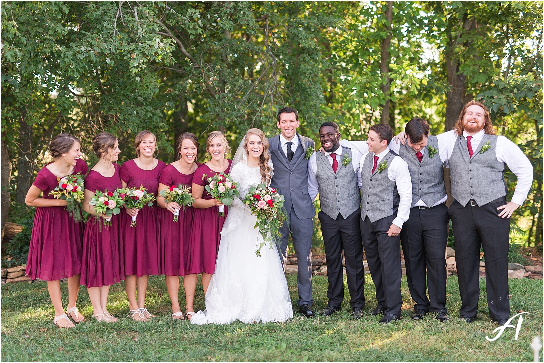 Farmville Wedding Photographer || Autumn Backyard Wedding in Central Virginia || Ashley Eiban Photography || www.ashleyeiban.com