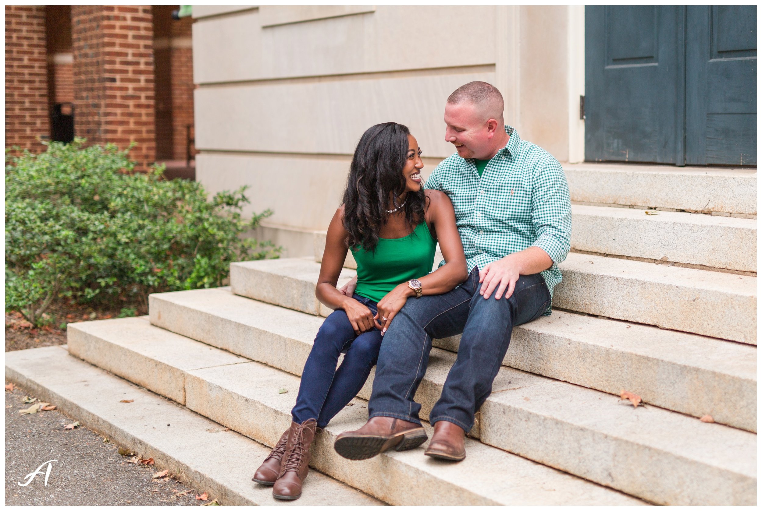 Charlottesville and Lynchburg Fall Engagement Session || Ashley Eiban Photography || www.ashleyeiban.com