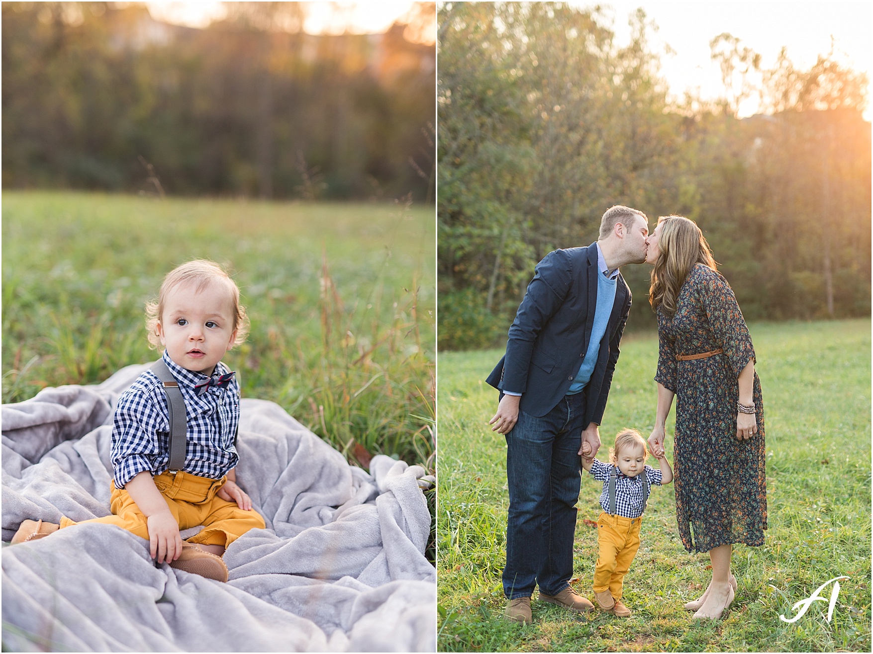 Lynchburg, Virginia Wedding and Family Photographer || Fall family photos in Central Virginia || www.ashleyeiban.com