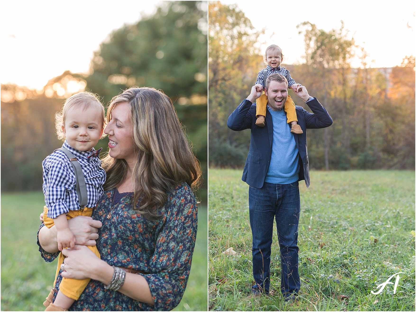 Lynchburg, Virginia Wedding and Family Photographer || Fall family photos in Central Virginia || www.ashleyeiban.com