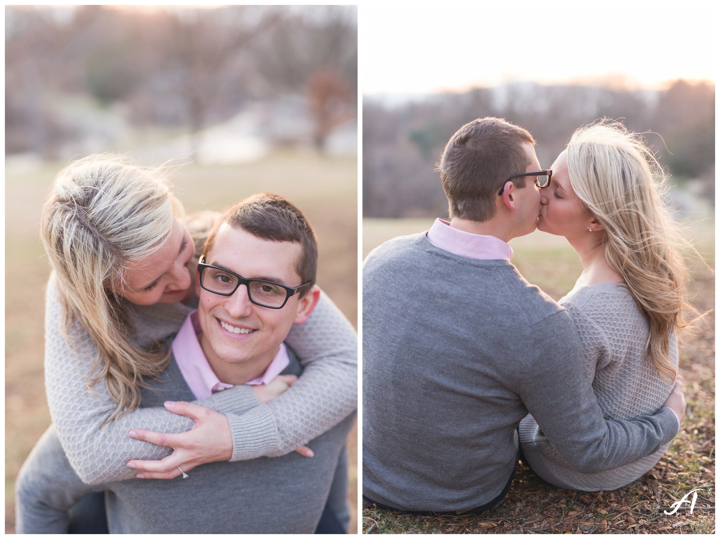 Downtown Roanoke Engagement Session || Central Virginia Wedding Photographer || www.ashleyeiban.com