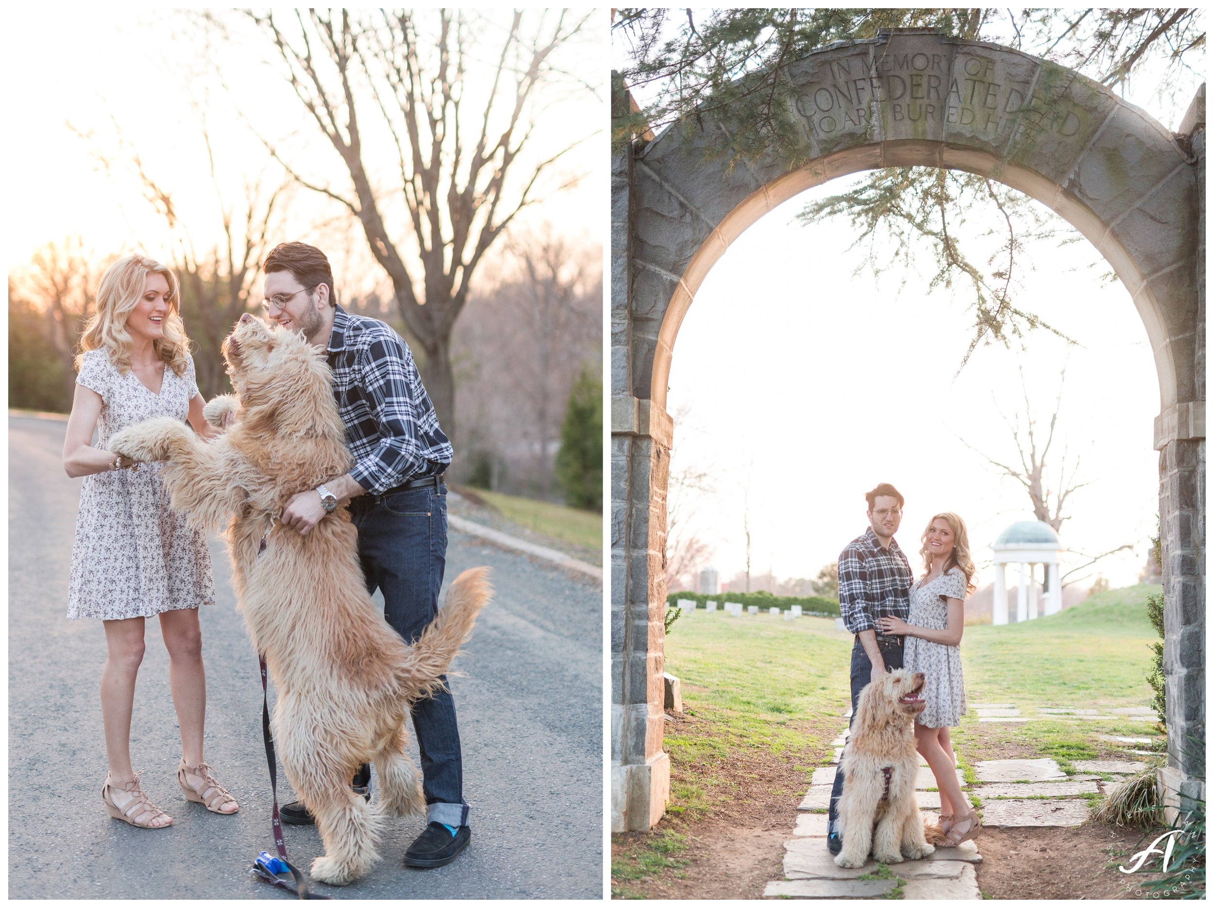 Charlottesville and Lynchburg wedding photographer || downtown lynchburg engagement session || Ashley Eiban Photography || www.ashleyeiban.com