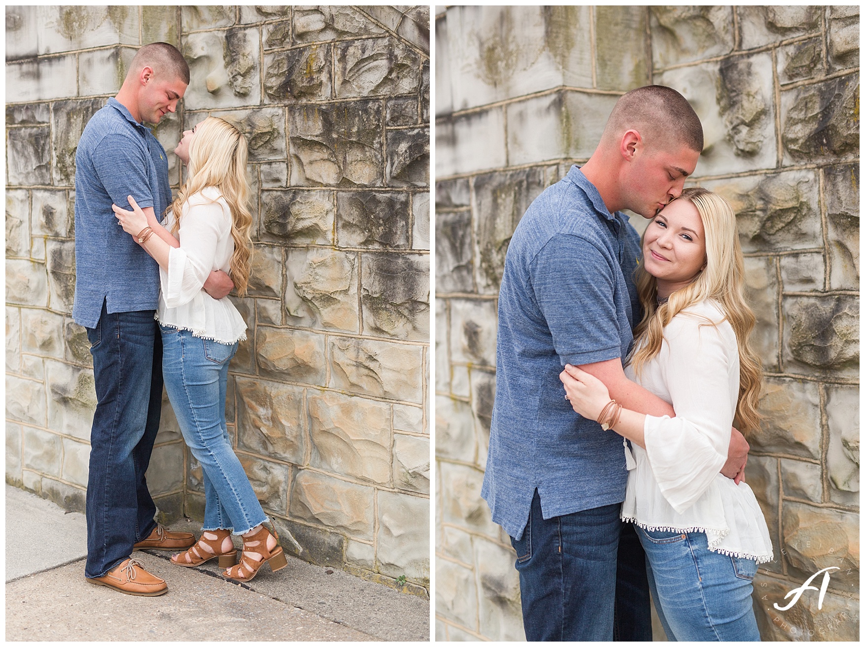 Charlottesville and Lynchburg Spring engagement session || Central VA Wedding Photographer || www.ashleyeiban.com