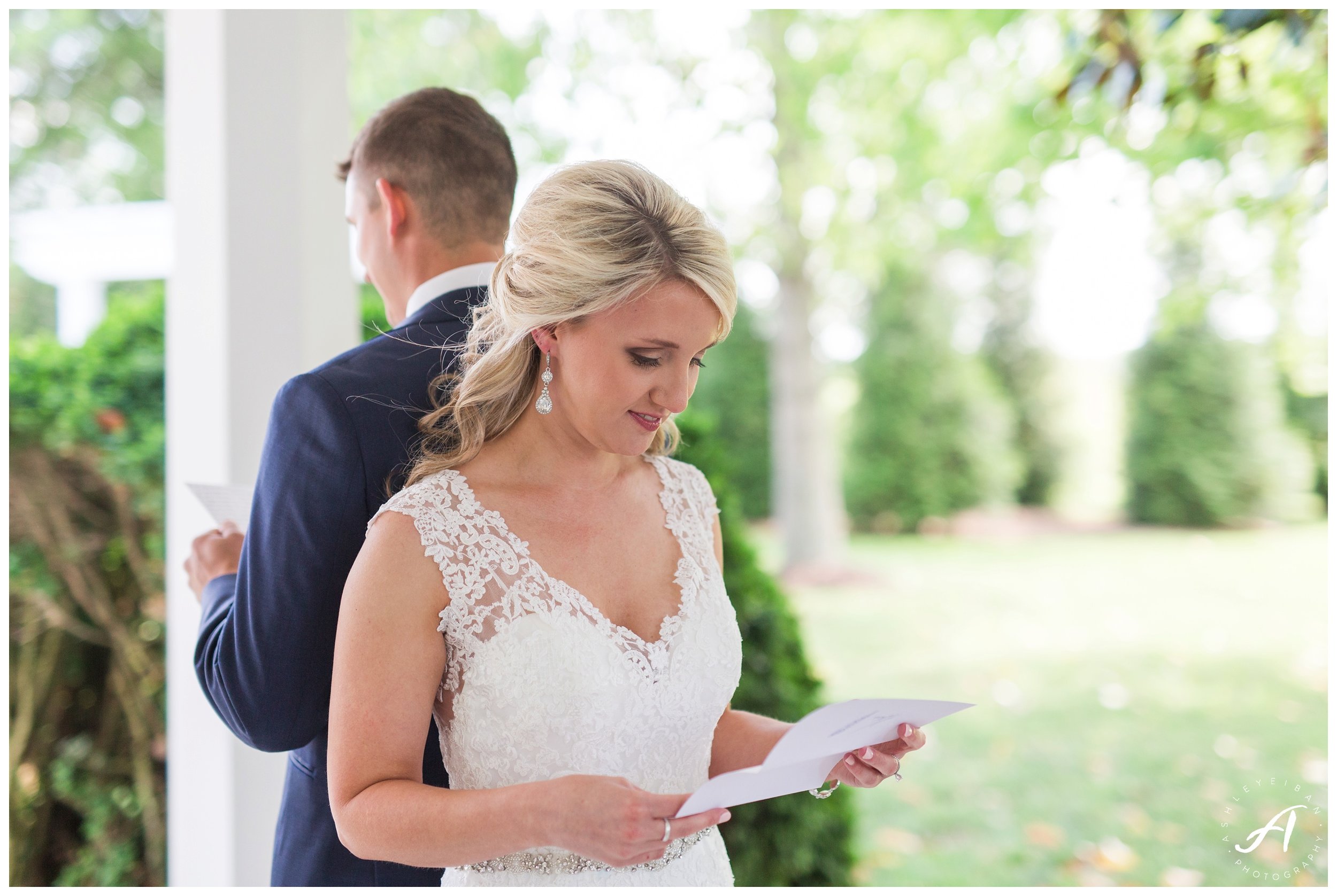 First Look moments || Spring Trivium Estate Wedding || blush and navy wedding || Ashley Eiban Photography || www.ashleyeiban.com