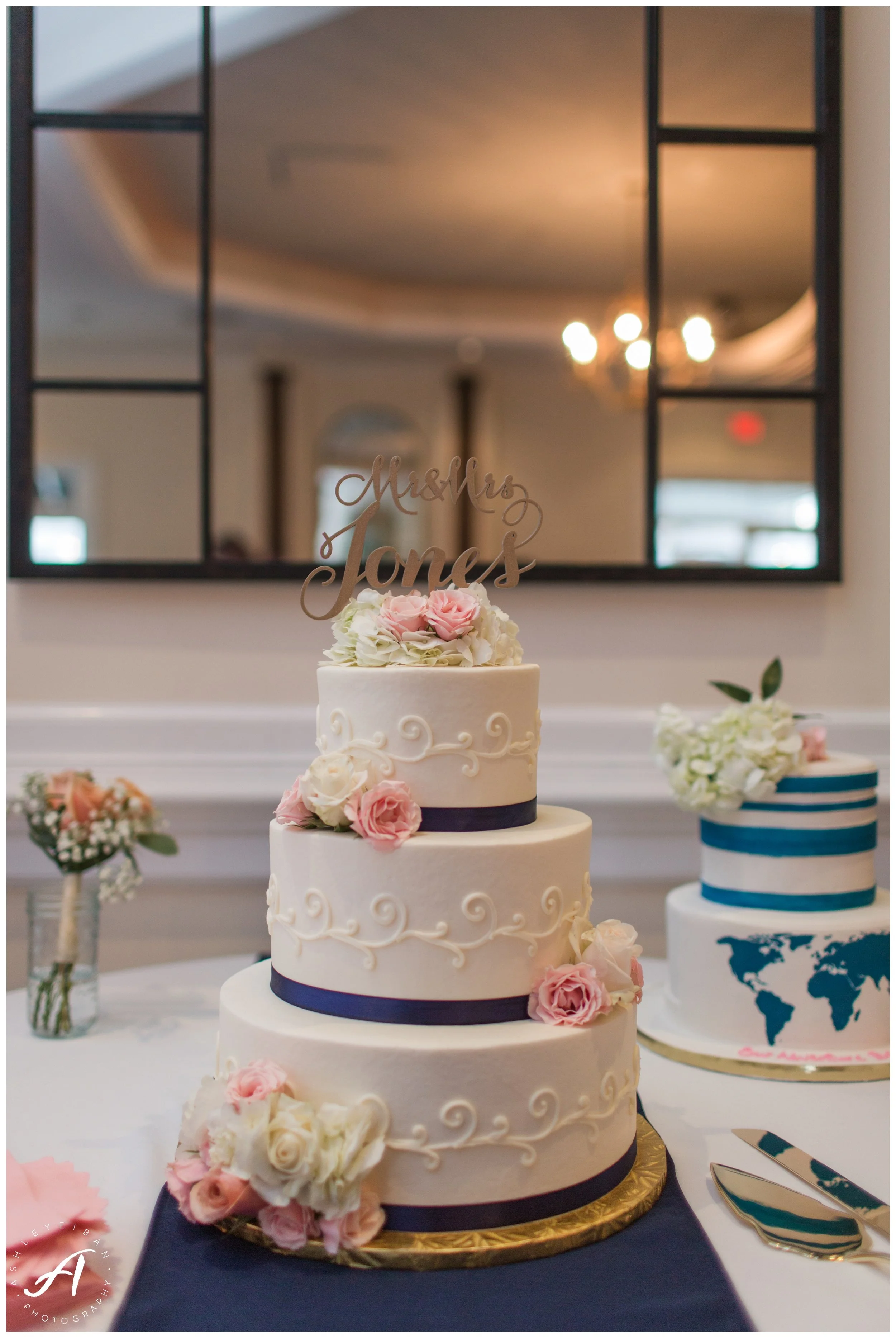 First Look moments || Spring Trivium Estate Wedding || blush and navy wedding || Ashley Eiban Photography || www.ashleyeiban.com