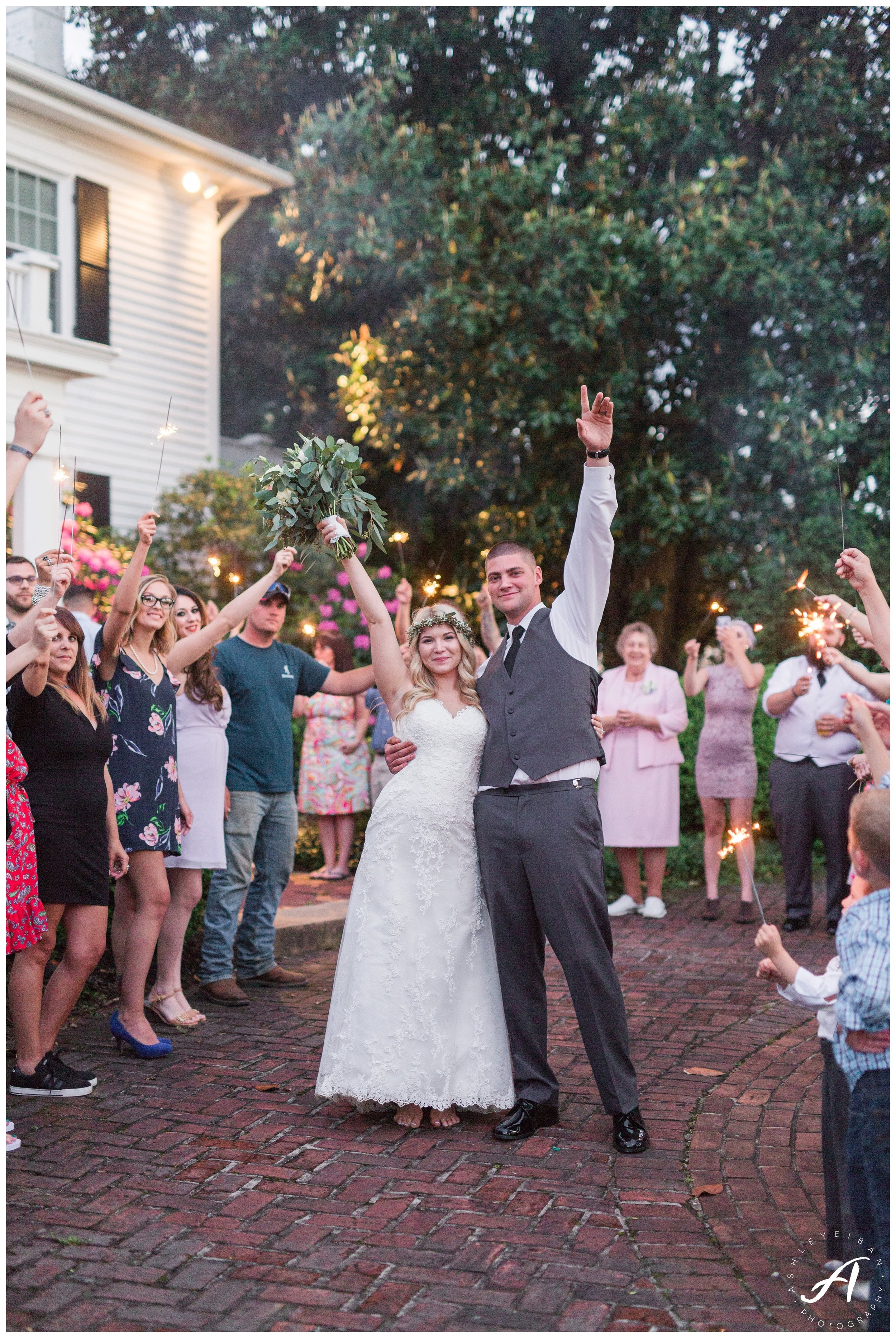 Garden Wedding at The Trivium Estate in Forest Virginia || Wedding Photographer in Charlottesville and Lynchburg VA || www.ashleyeiban.com