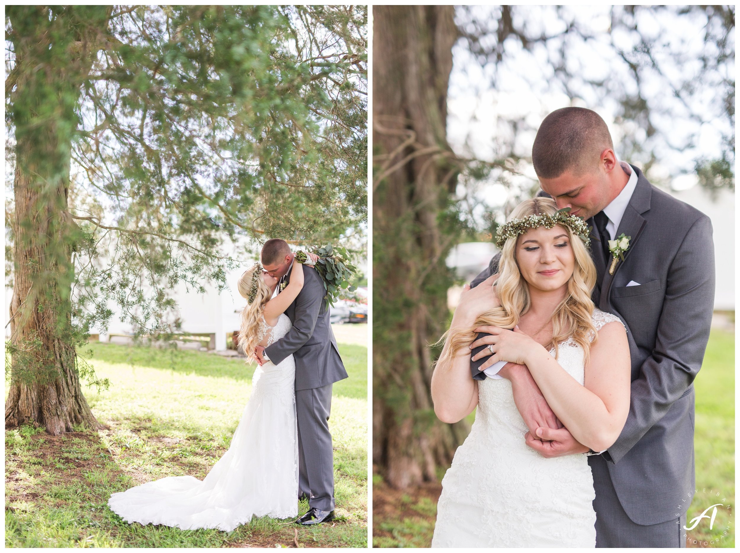 Garden Wedding at The Trivium Estate in Forest Virginia || Wedding Photographer in Charlottesville and Lynchburg VA || www.ashleyeiban.com