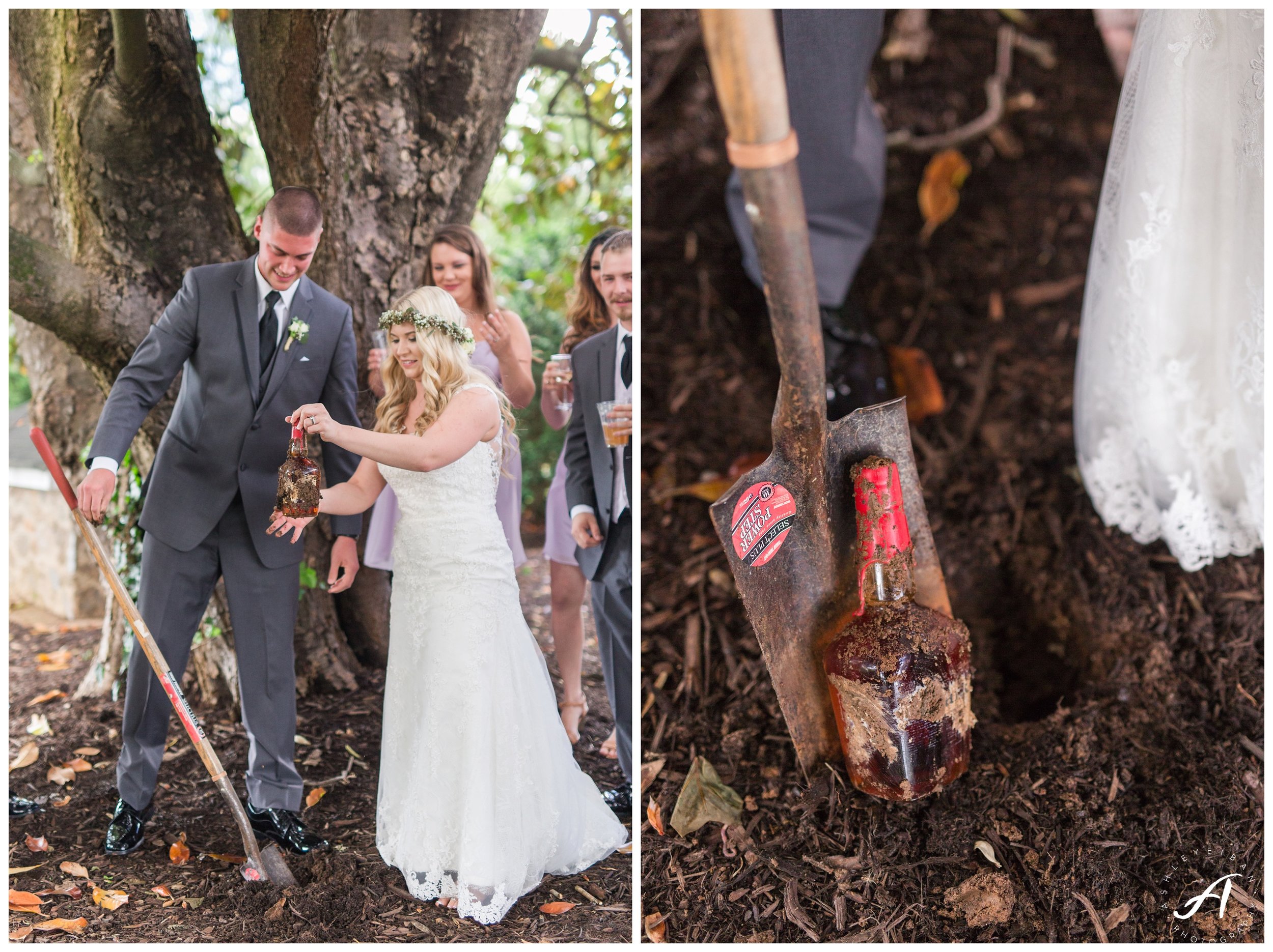Garden Wedding at The Trivium Estate in Forest Virginia || Wedding Photographer in Charlottesville and Lynchburg VA || www.ashleyeiban.com