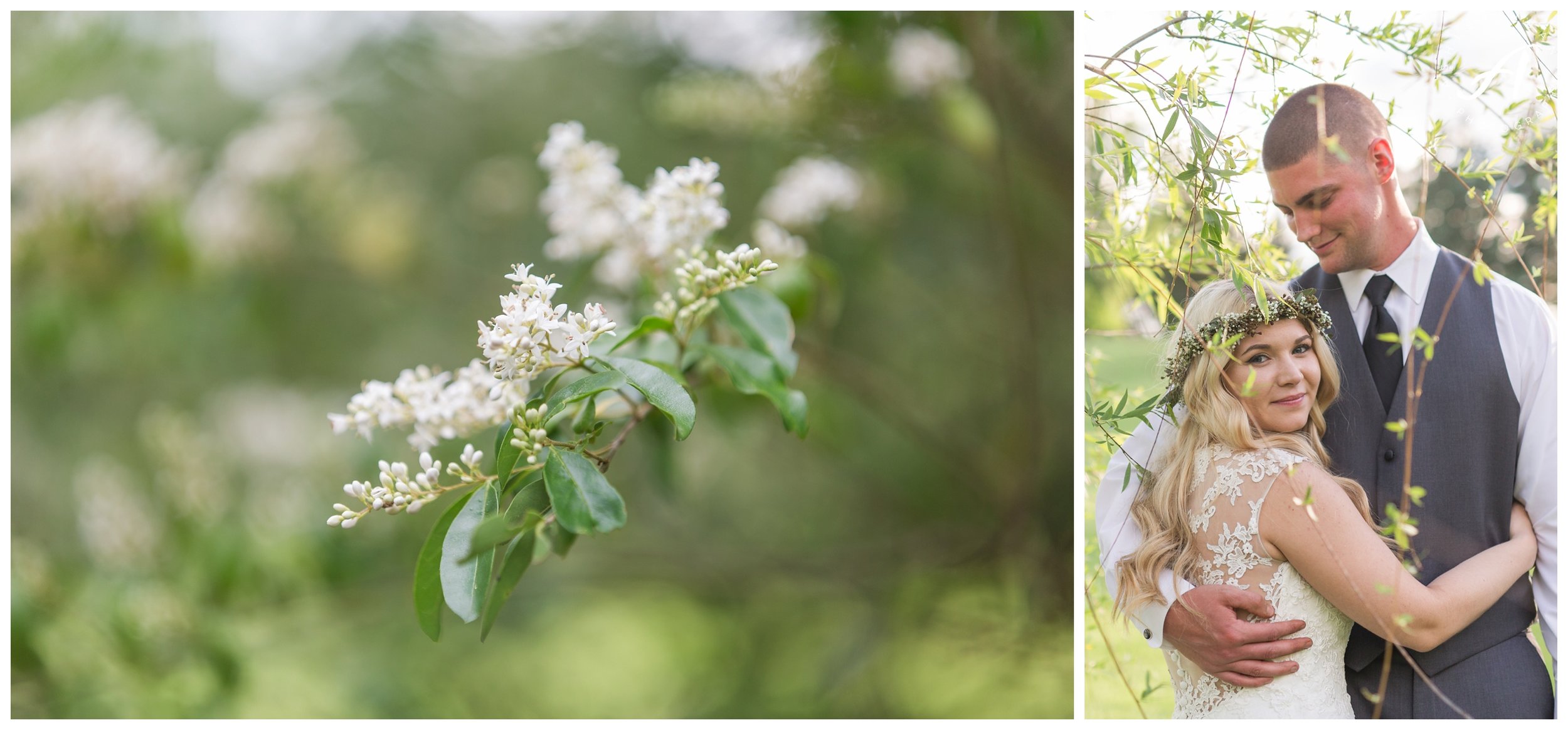 Garden Wedding at The Trivium Estate in Forest Virginia || Wedding Photographer in Charlottesville and Lynchburg VA || www.ashleyeiban.com