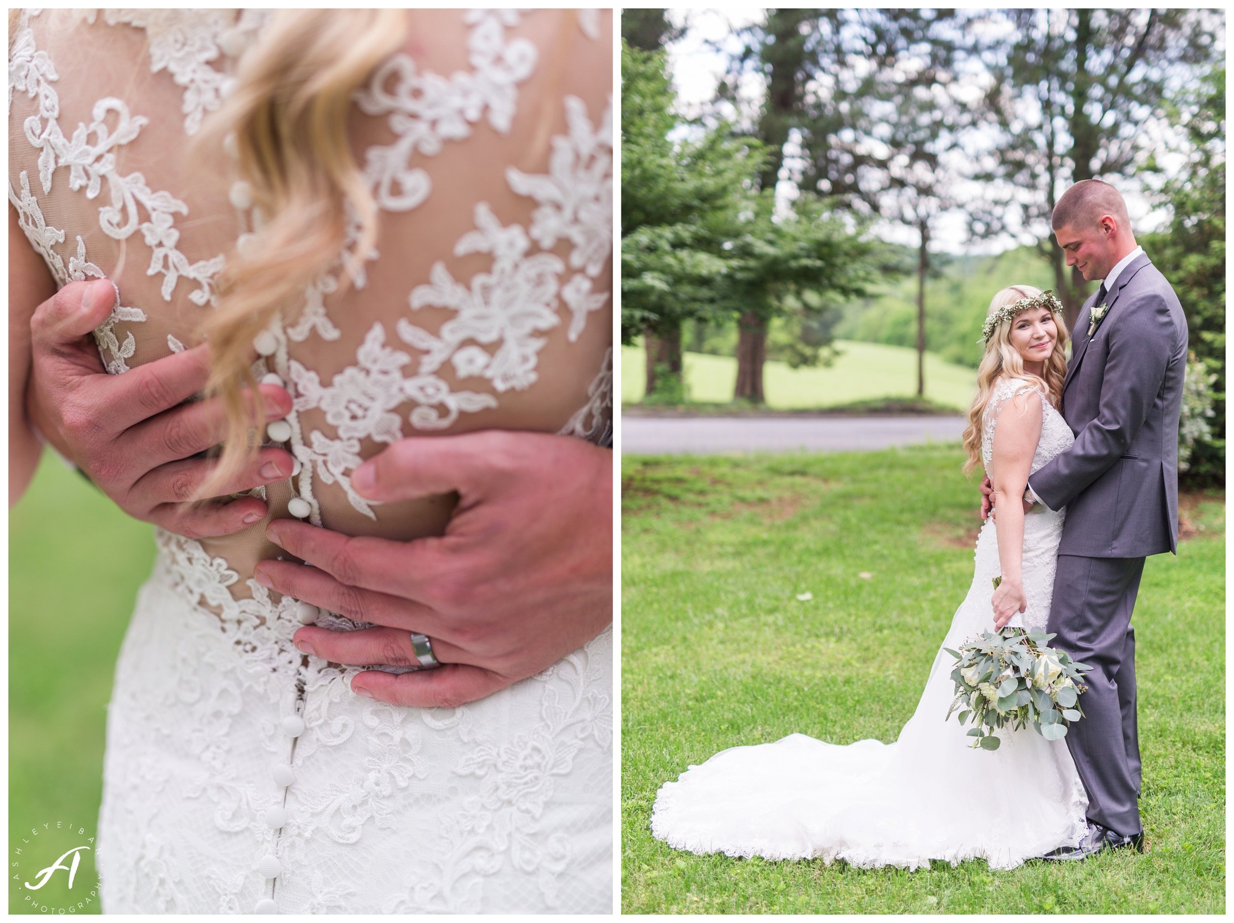 Garden Wedding at The Trivium Estate in Forest Virginia || Wedding Photographer in Charlottesville and Lynchburg VA || www.ashleyeiban.com