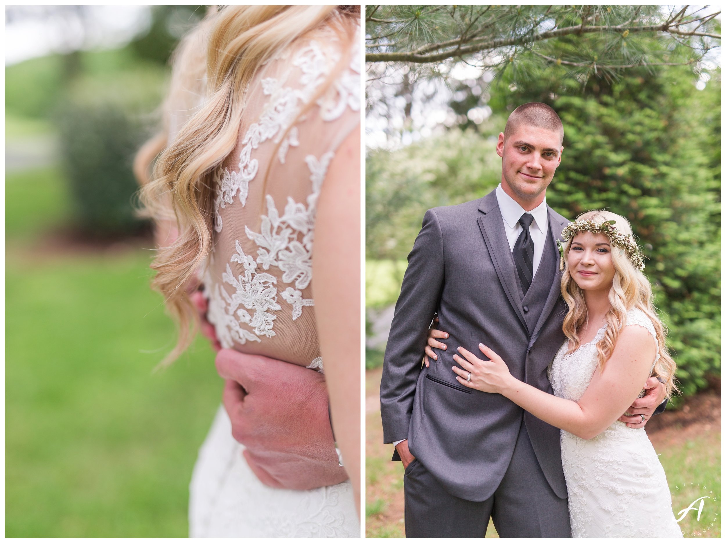 Garden Wedding at The Trivium Estate in Forest Virginia || Wedding Photographer in Charlottesville and Lynchburg VA || www.ashleyeiban.com