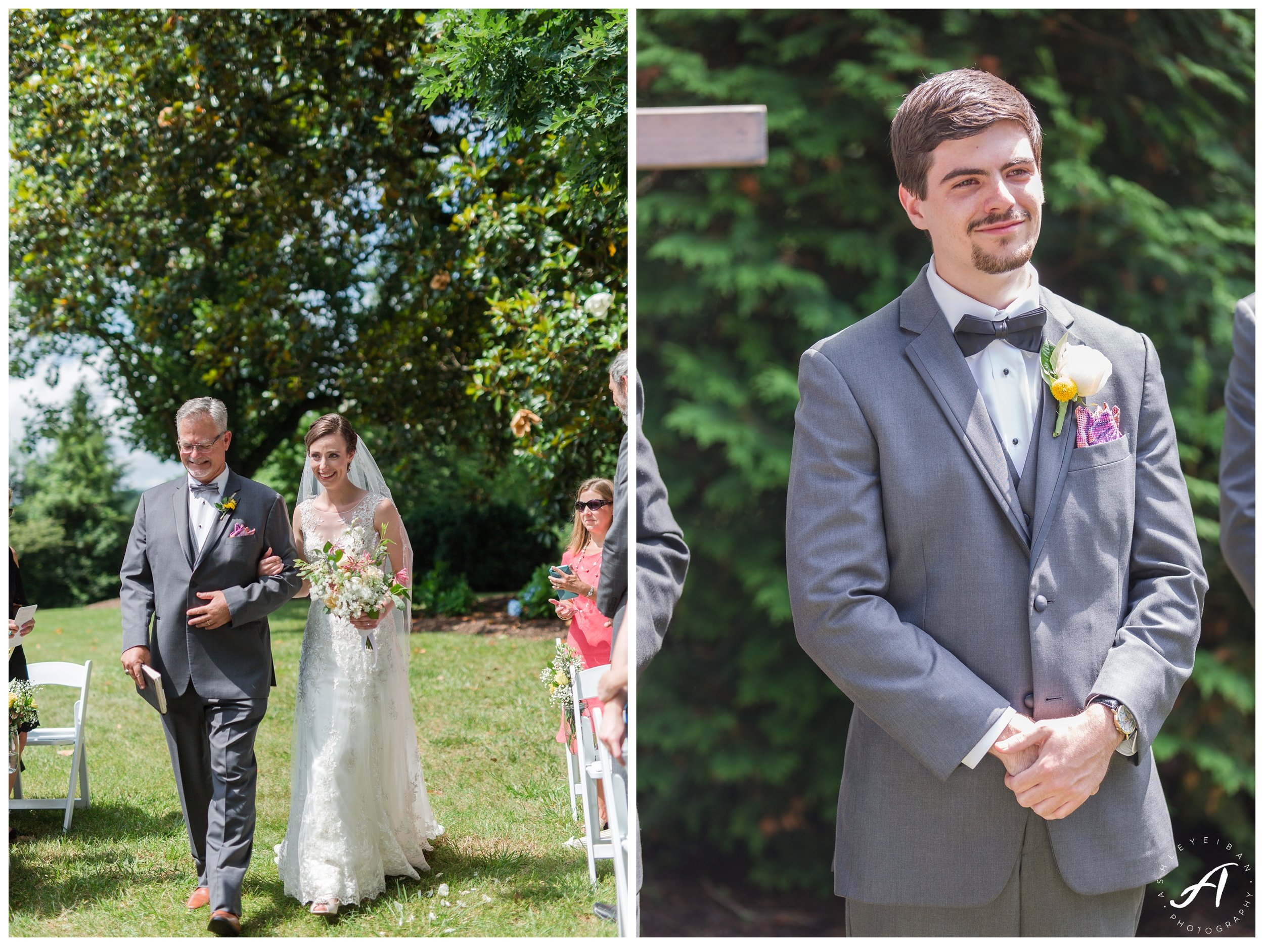 Charlottesville and Lynchburg Wedding Photographer || The Trivium Estate Wedding || www.ashleyeiban.com