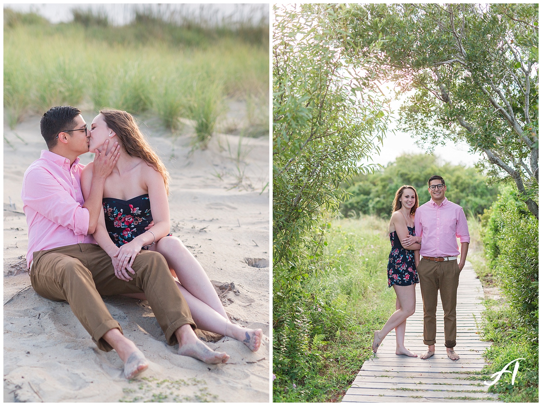 Virginia Beach Engagement Session at Back Bay || Central Virginia Wedding and Portrait Photographer || www.ashleyeiban.com