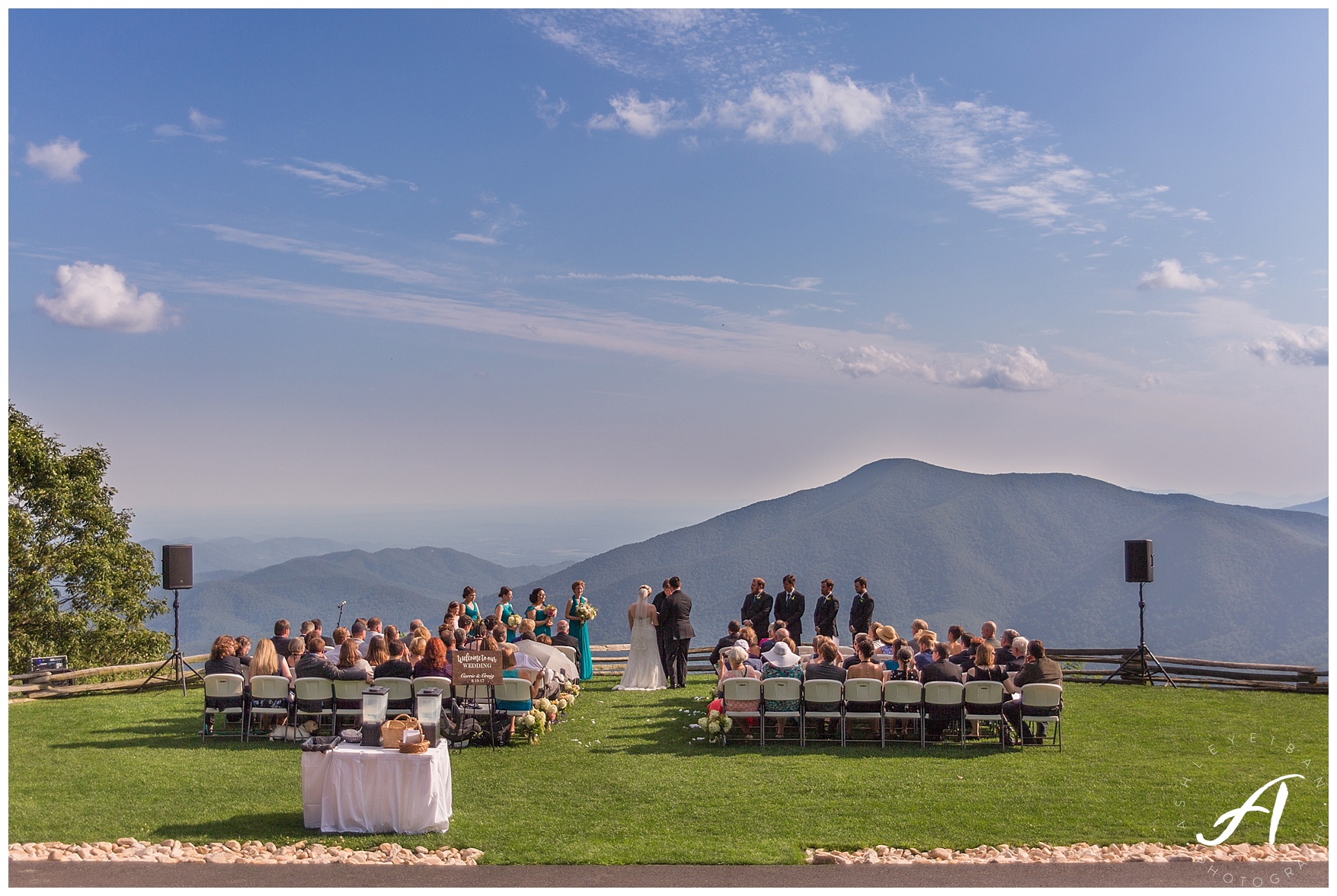 Mountain View Wedding || Central Virginia, Wintergreen Resort Wedding || Ashley Eiban Photography || www.ashleyeiban.com
