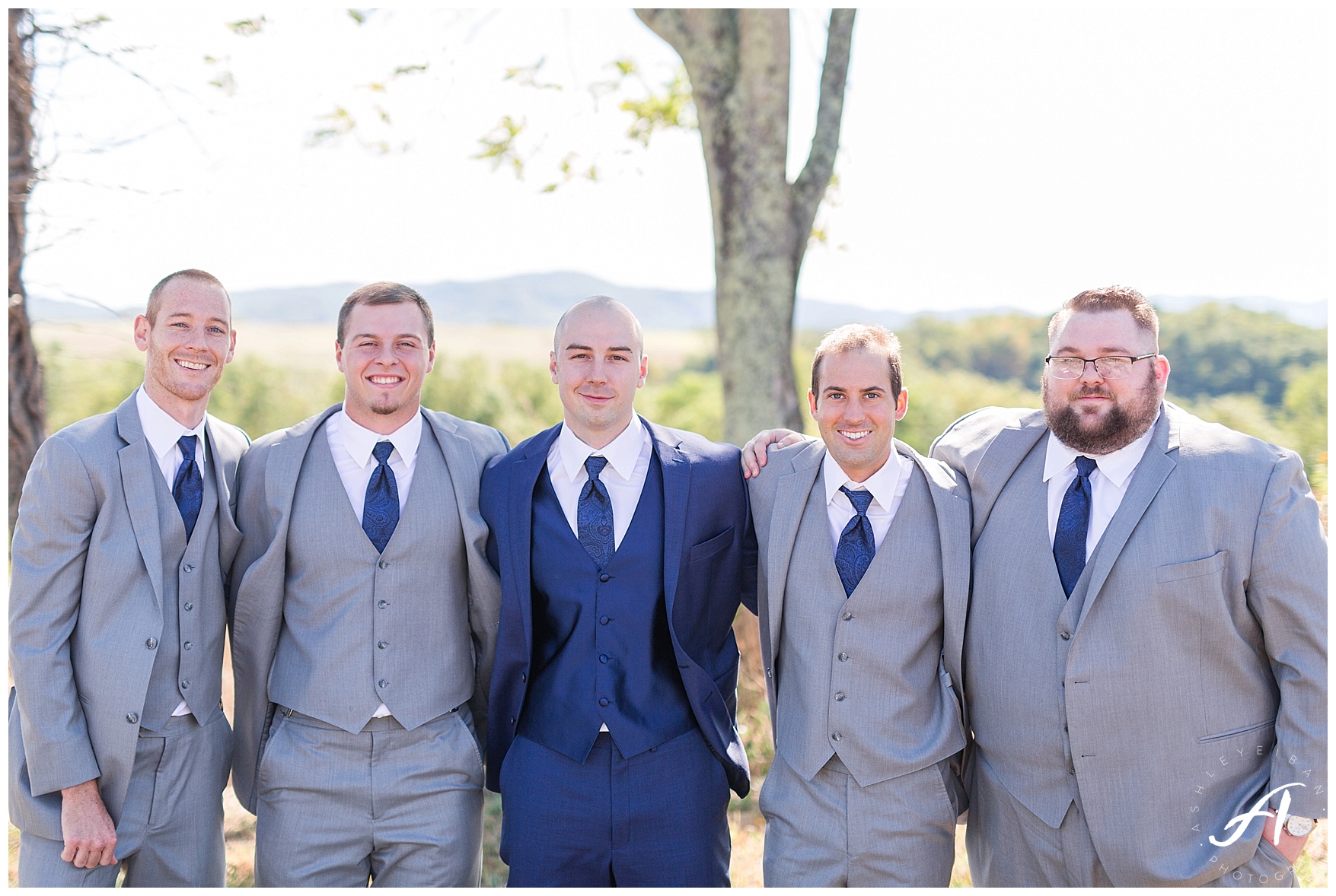 Outdoor Mountain View Wedding || On the Glen at Glenburn Farms Wedding || www.ashleyeiban.com