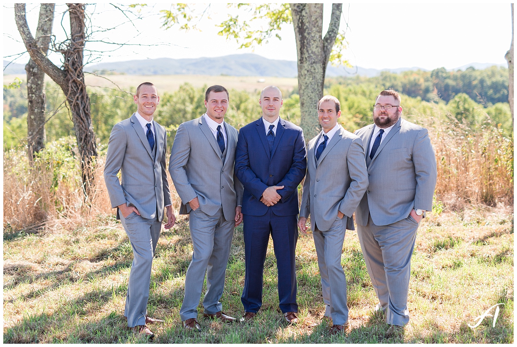 Outdoor Mountain View Wedding || On the Glen at Glenburn Farms Wedding || www.ashleyeiban.com