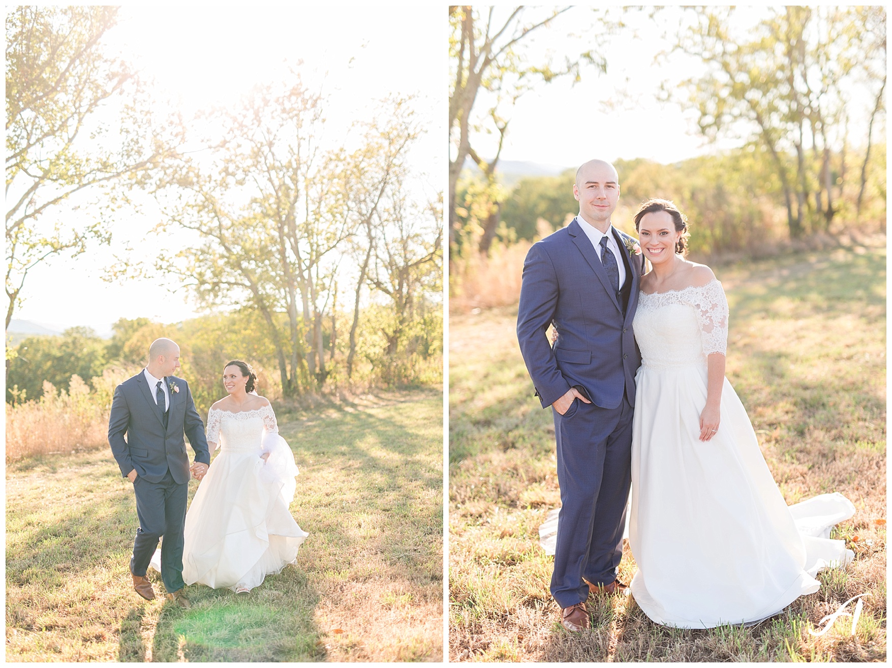 Outdoor Mountain View Wedding || On the Glen at Glenburn Farms Wedding || www.ashleyeiban.com