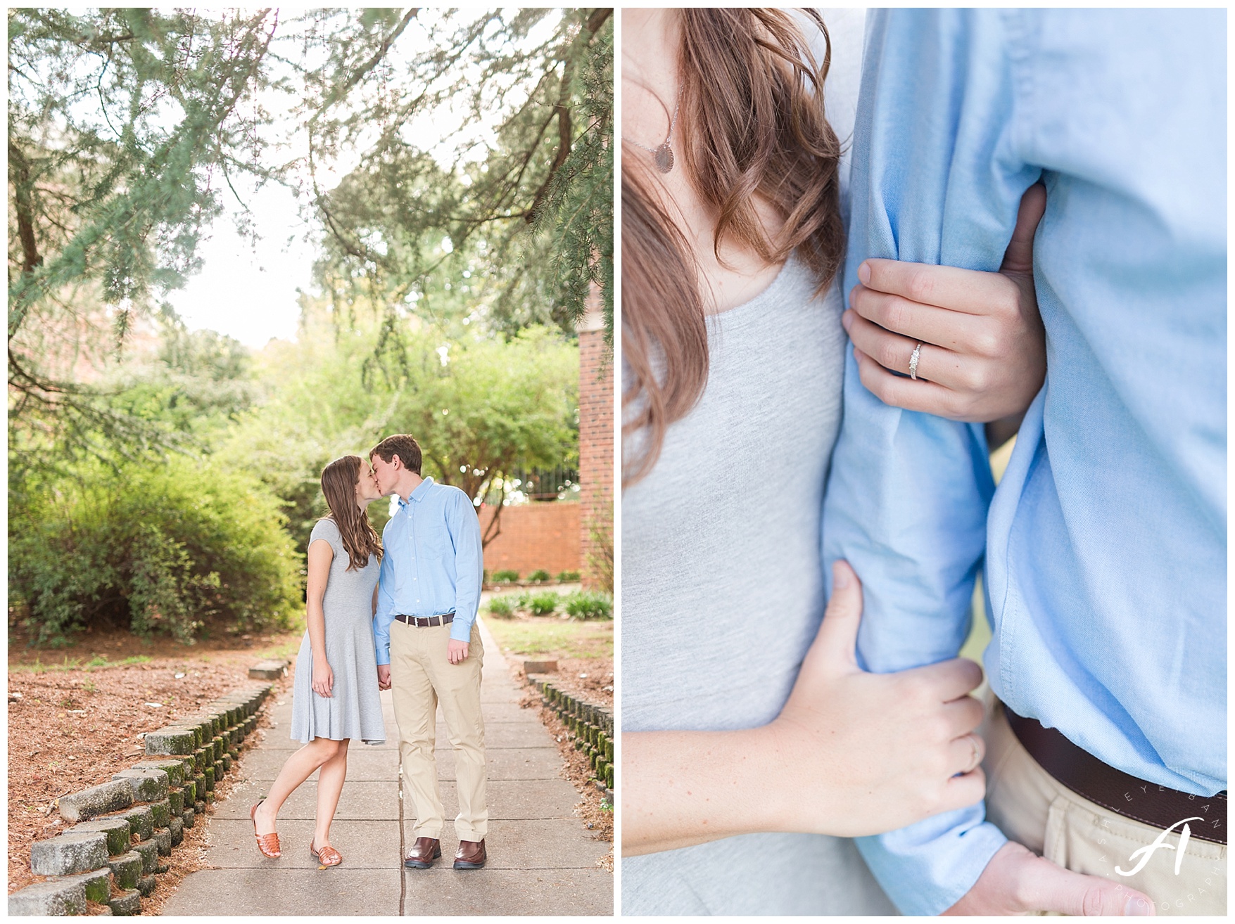 Lynchburg and Charlottesville Wedding and Engagement Photographer || Sweet Briar College Engagement || www.ashleyeiban.com