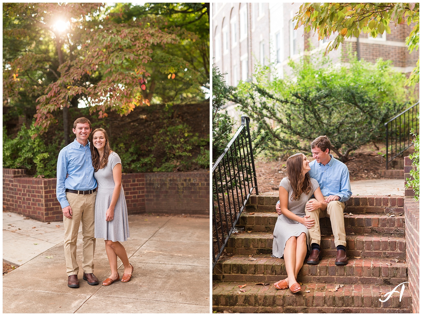 Lynchburg and Charlottesville Wedding and Engagement Photographer || Sweet Briar College Engagement || www.ashleyeiban.com